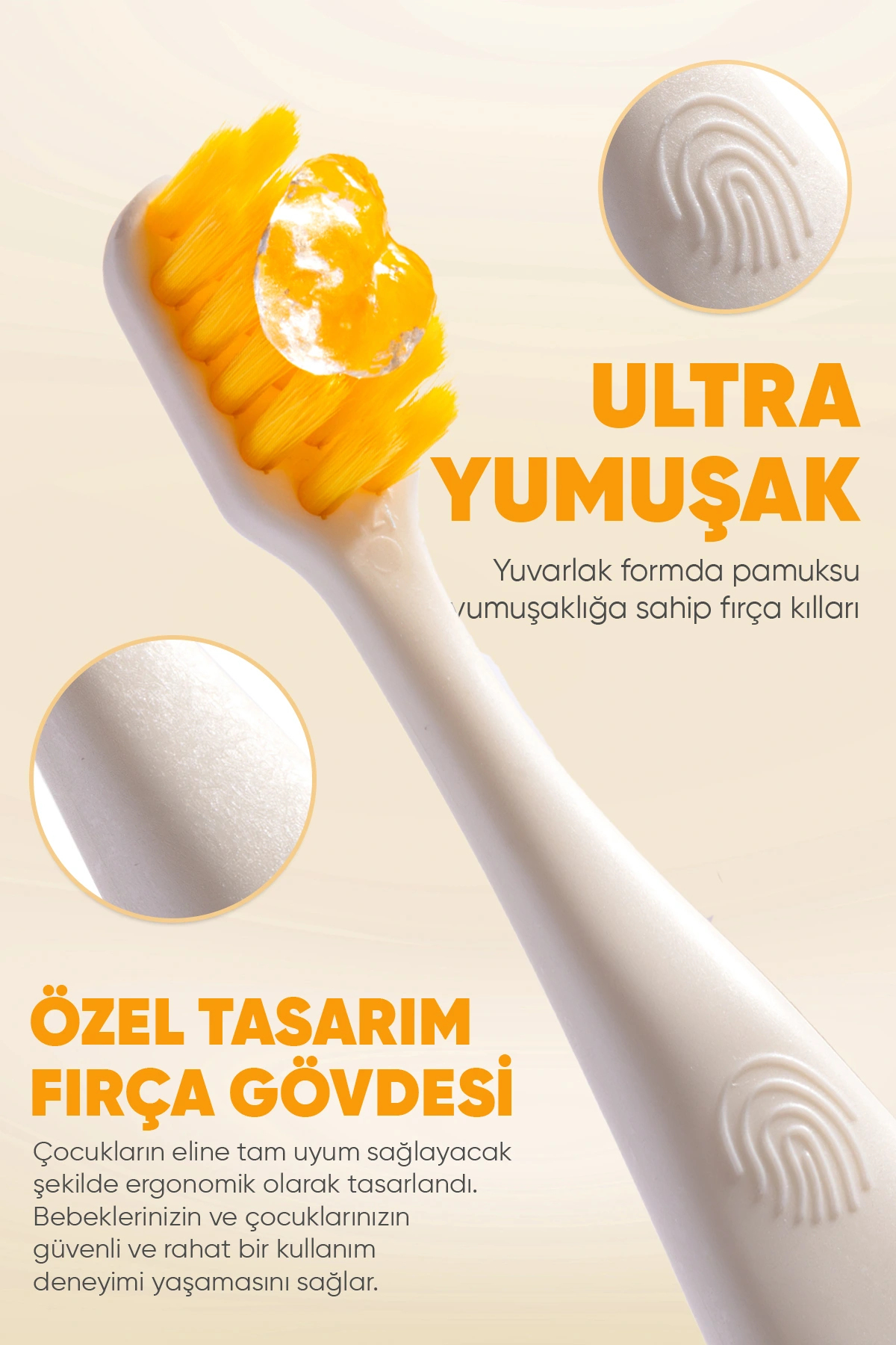 BABYTON Ekolojik Diş Fırçası Papağan - Yengeç 2'li Set fotoğrafı 2 (önizleme)