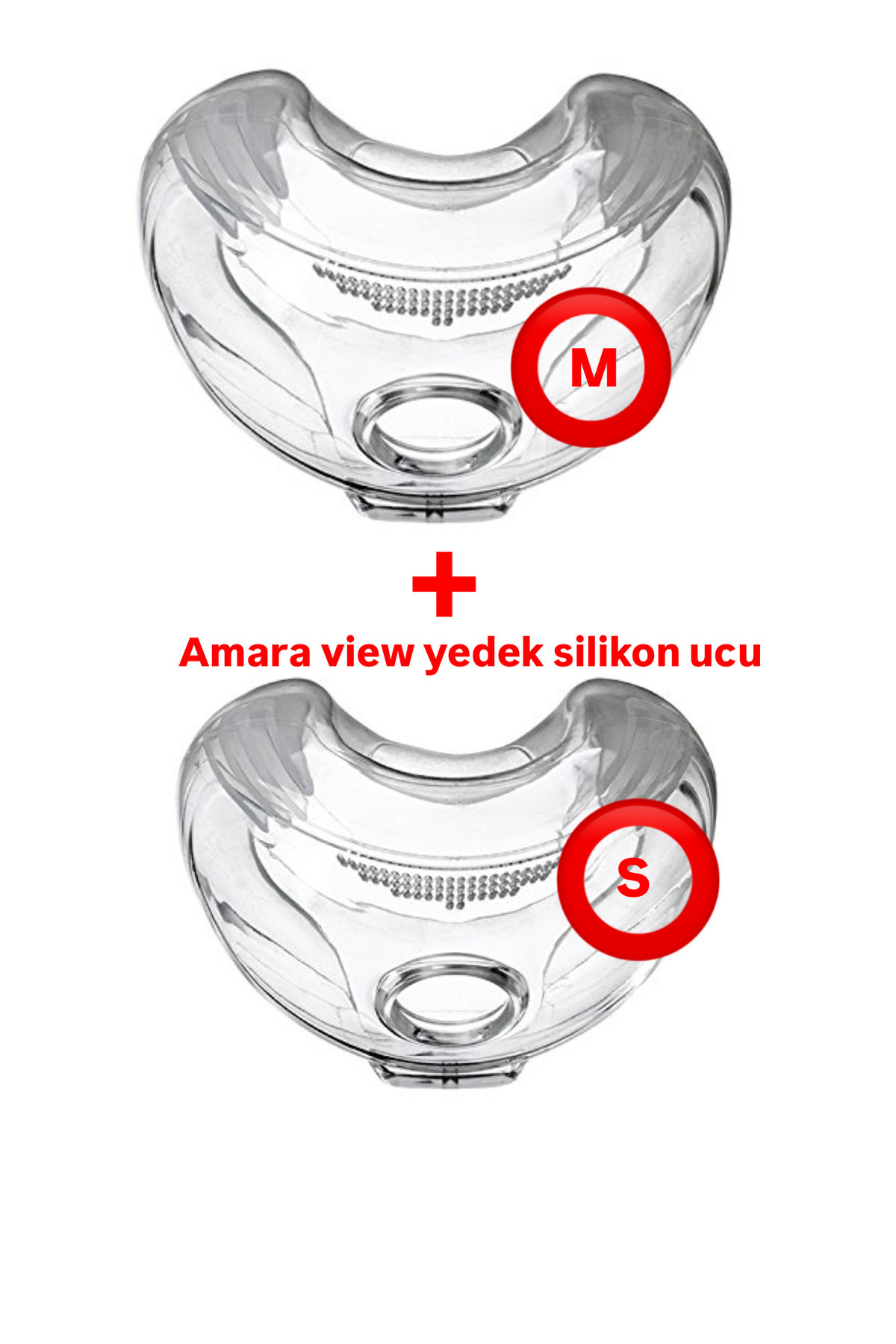 Respironics Amara View Maske Ucu S + M