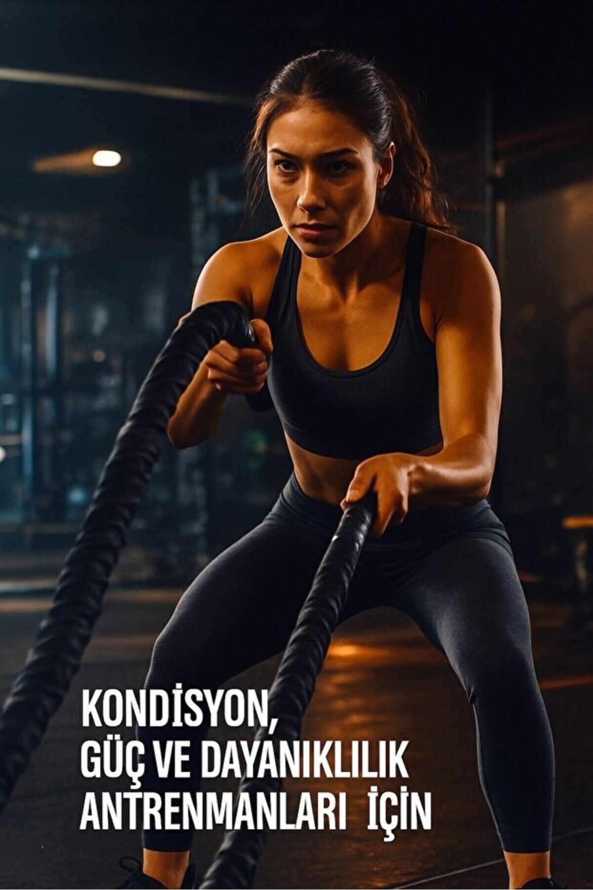 CKSPOR LUXURY Bench Halatı 9 Metre - 38 mm – Fitness Ağırlık Sehpası Yedek Halat