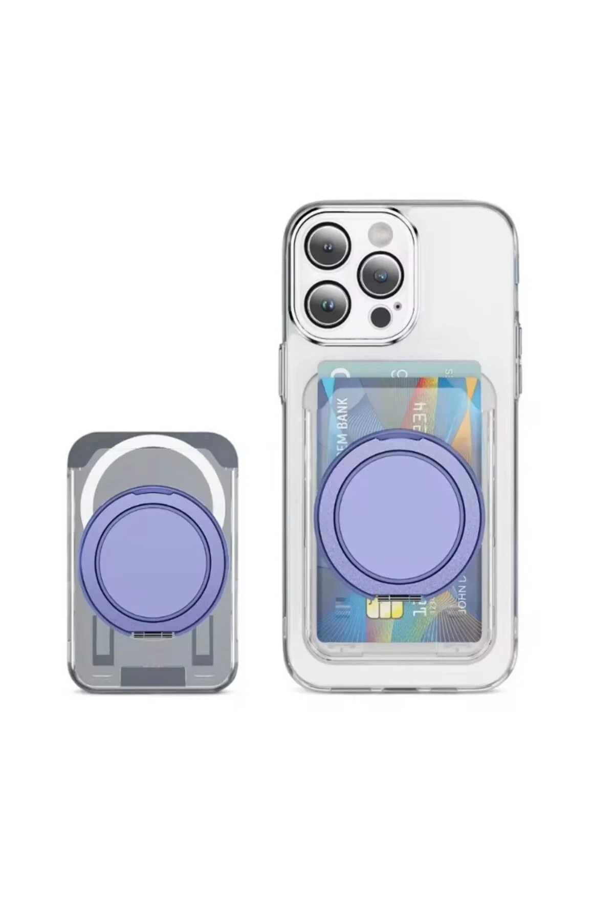 Olinza Shop Magsafe ve Stand Özellikli Kartlık