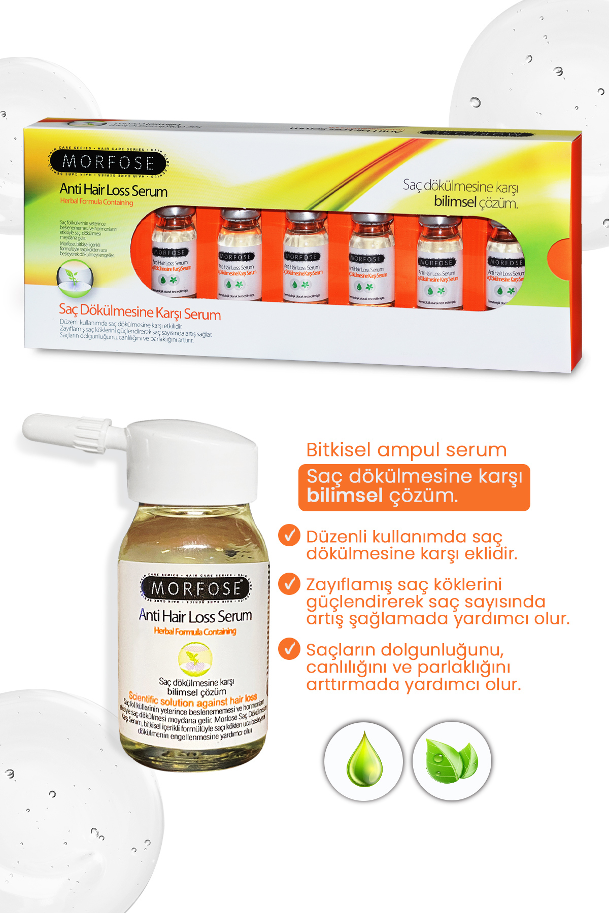 SAÇ DOKULMESINE KARSI SERUM 6x10ml — STK00718 — تصویر 2 از 3