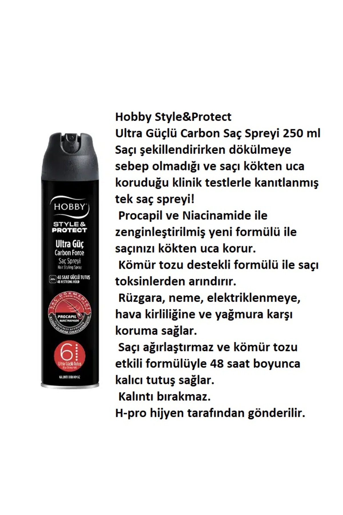 اسپری موی شماره ۴ - مات، ابریشمی و کراتینه — hpro-hobbyseries069 — تصویر 4 از 4