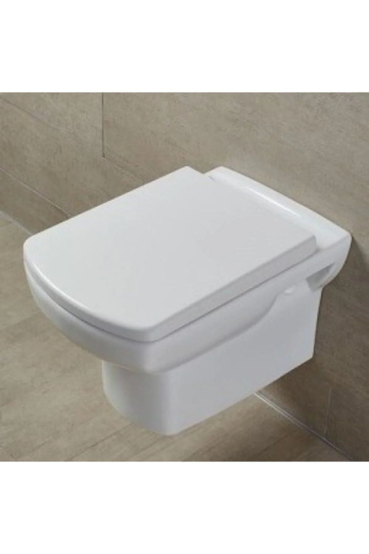 k karaaliler Kare Yavaş Kapanan Klozet Kapağı Amortisörlü Kapak Hijyenik Kapak Üstten Montajlı Kare Klozet Kapak
