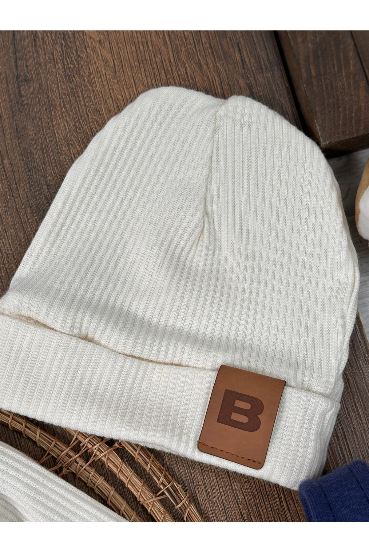 Bolly Baby Kapitone Salopet Çam Nakışlı Bereli Balıkçı Yaka Badi Kışlık 3lü Erkek Bebek Takım fotoğrafı 4 (önizleme)