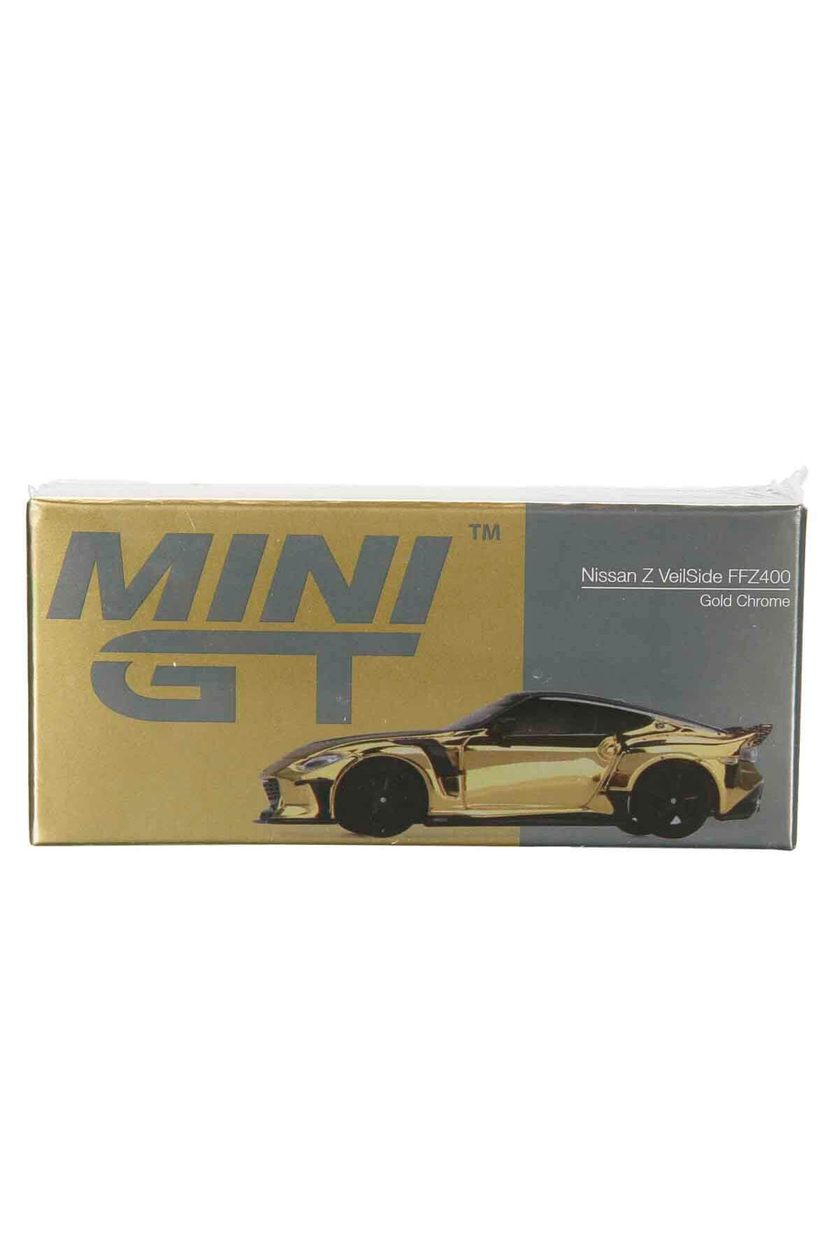 mini gt 1:64 Nissan Z VeilSide FFZ400 Gold Chrome Diecast Model