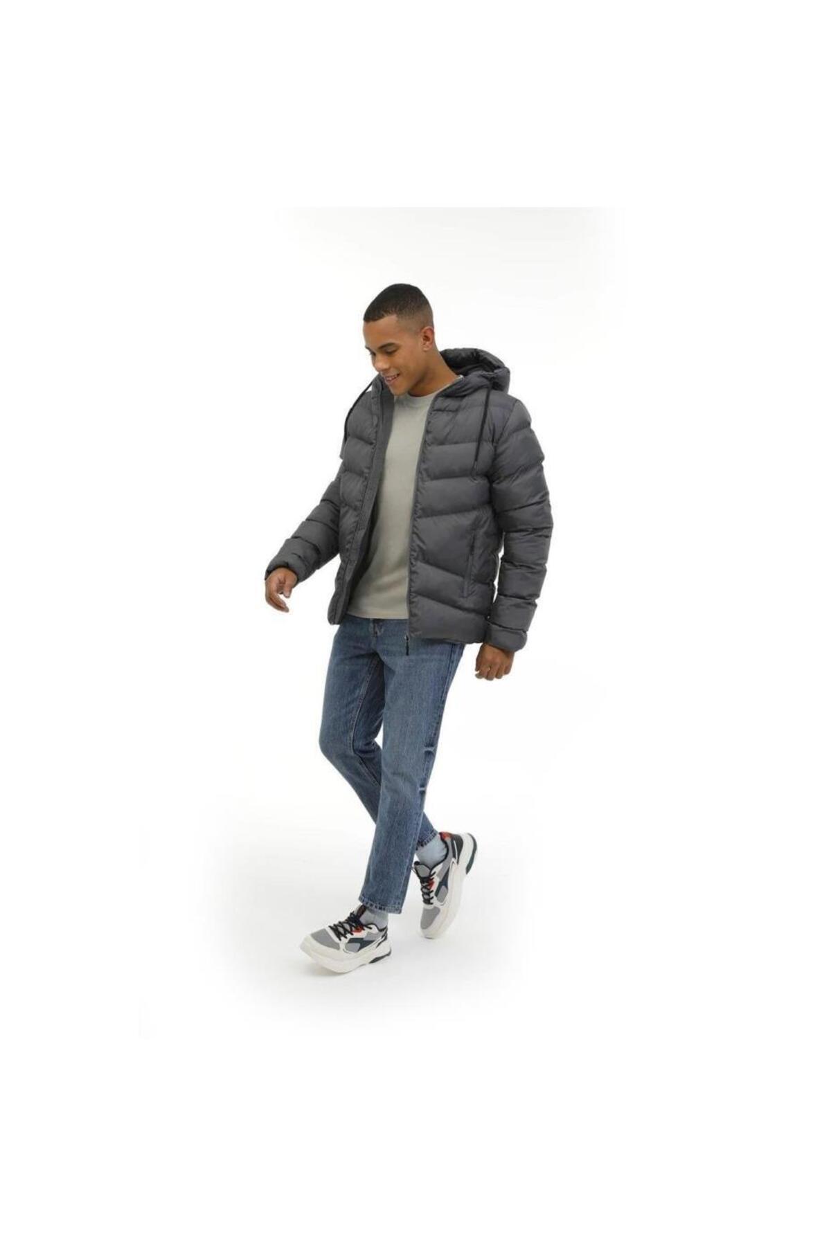 مانتو مردانه MARIO 2SN541 3PR ANTHRACITE — خاکستری ML MARIO COAT 2SN541 3PR — تصویر 2 از 4