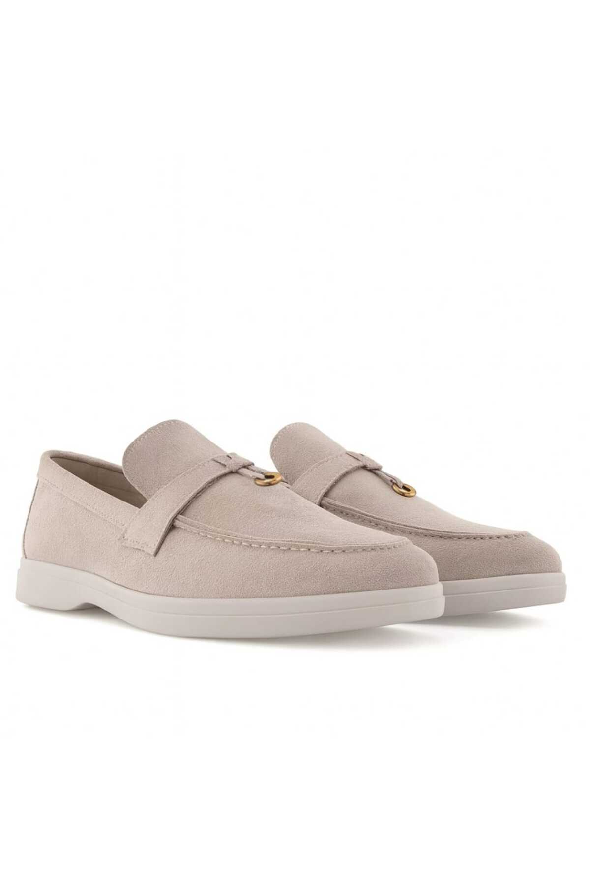 Sista Shoes Y.M.N Günlük Giymelik Kadin Loafer Suet Ayakkabı