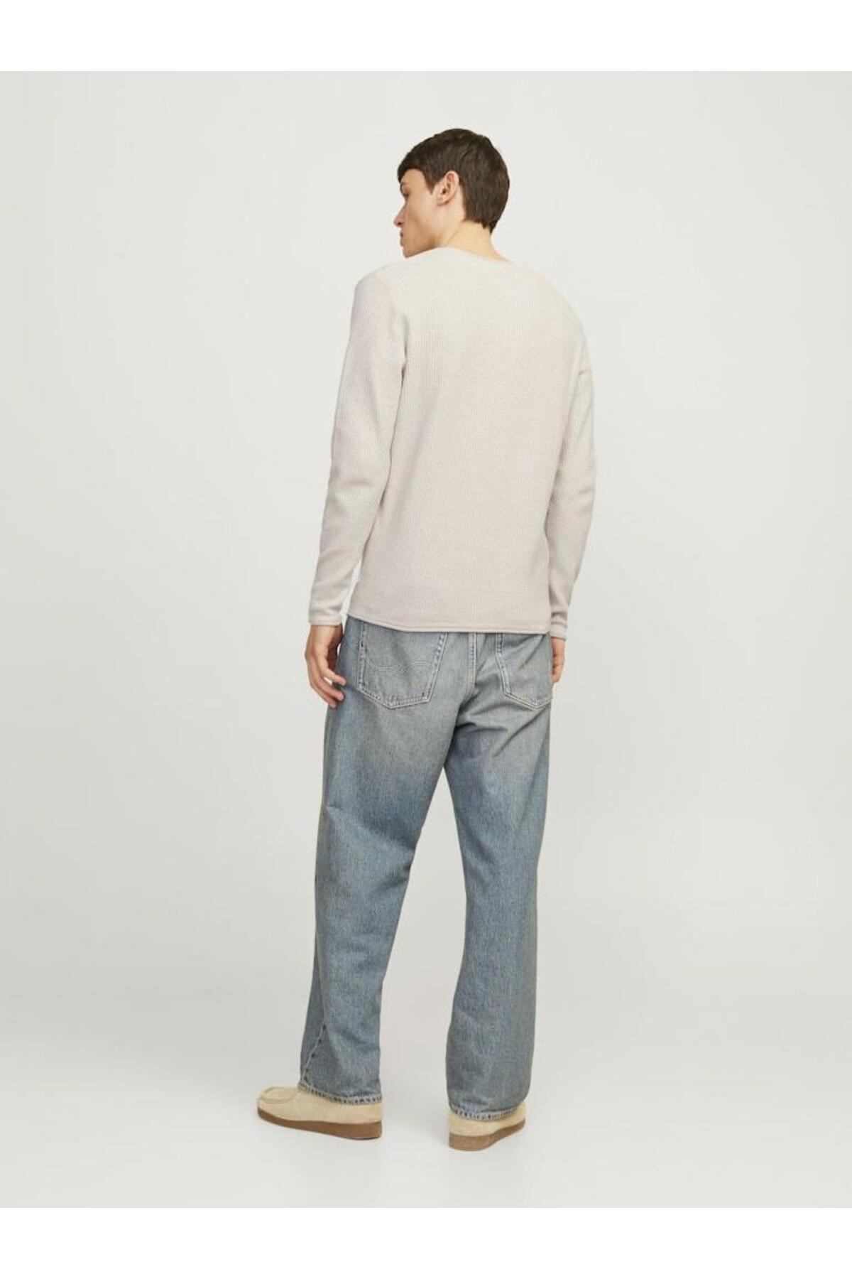 پلیور مردانه راسته آستین بلند | جک اند جونز Jack & Jones 12258407 - تصویر 4