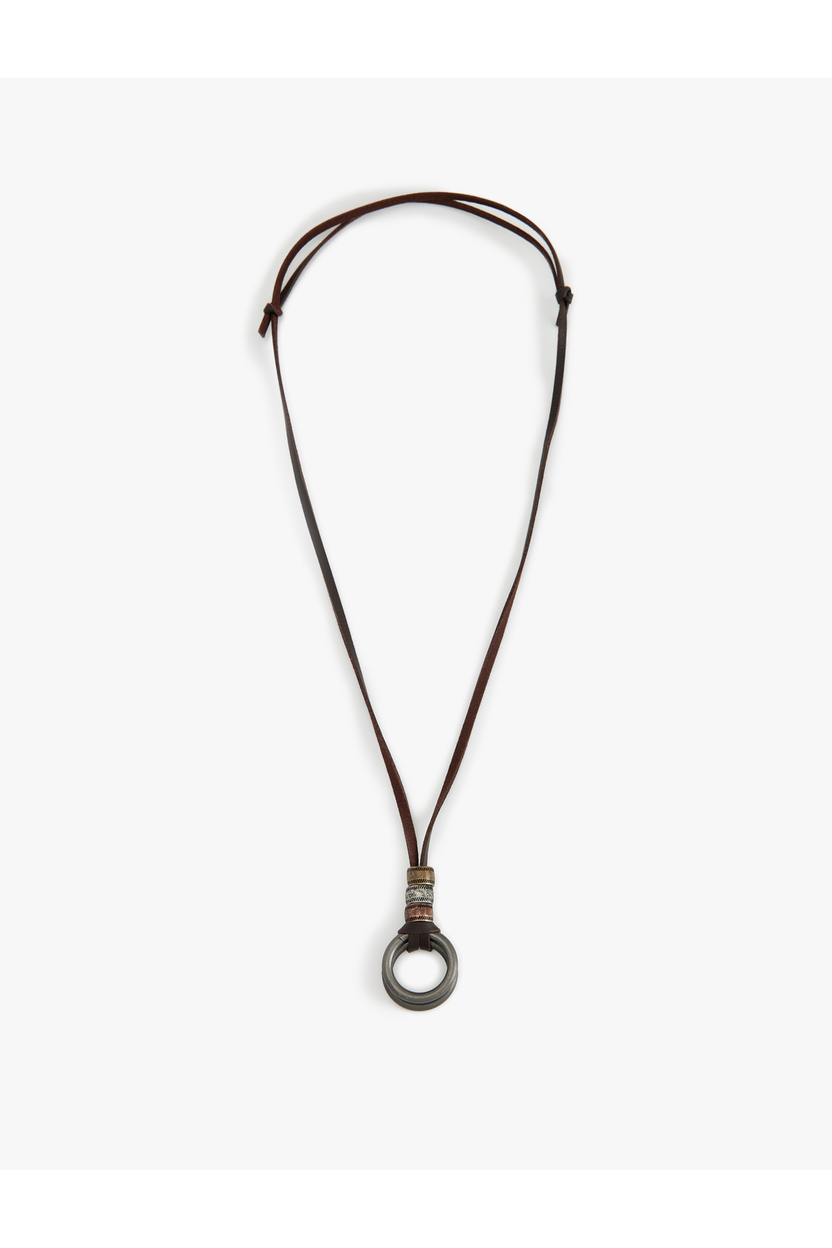 Koton Boncuk Detaylı Suni Deri Kolye