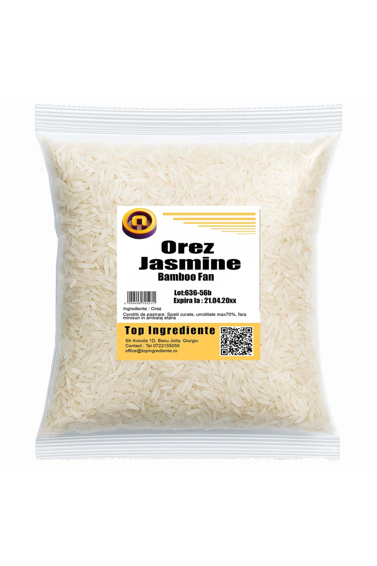 Top Ingrediente Ориз Жасмин Бамбук Фан (Виетнам) - 1 кг