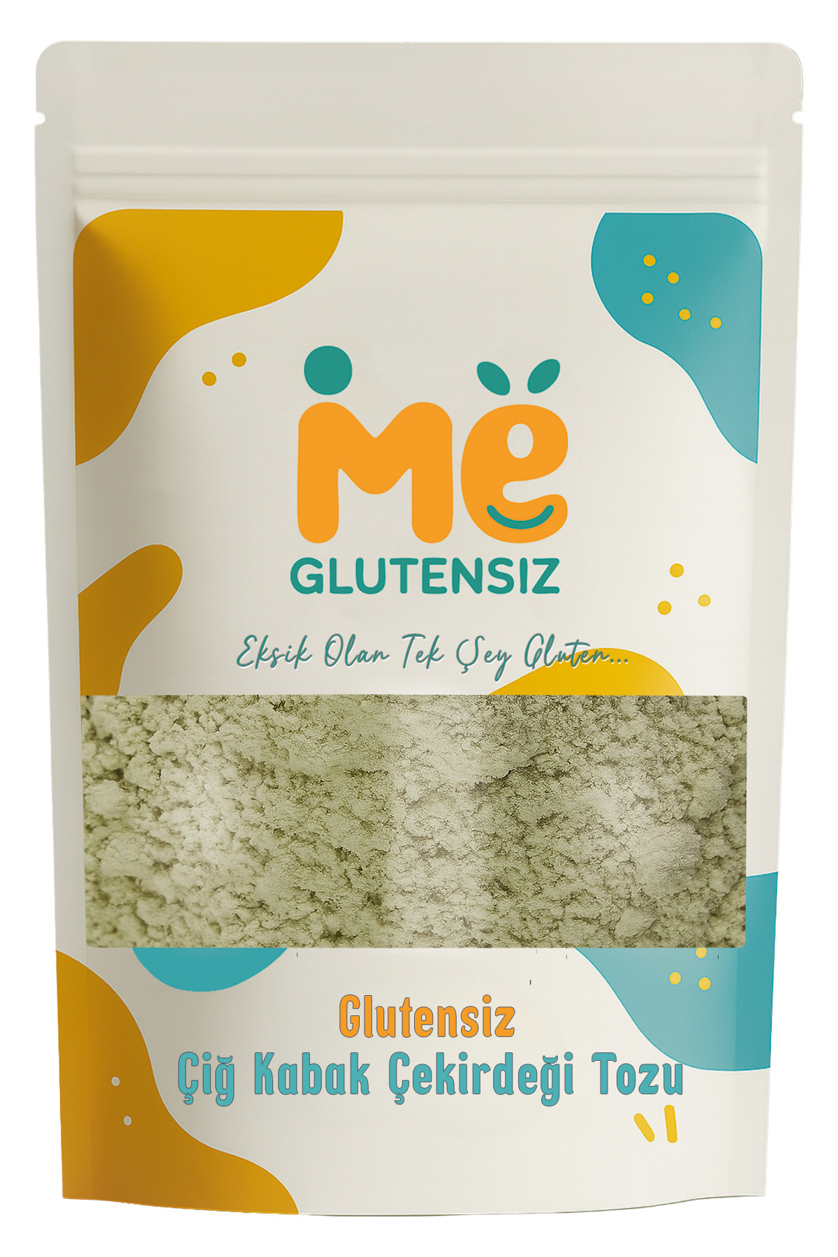 Glutensiz Me 500 Gr Glutensiz Çiğ Kabak Çekirdeği Tozu (Saf, Doğal ve Orijinal)