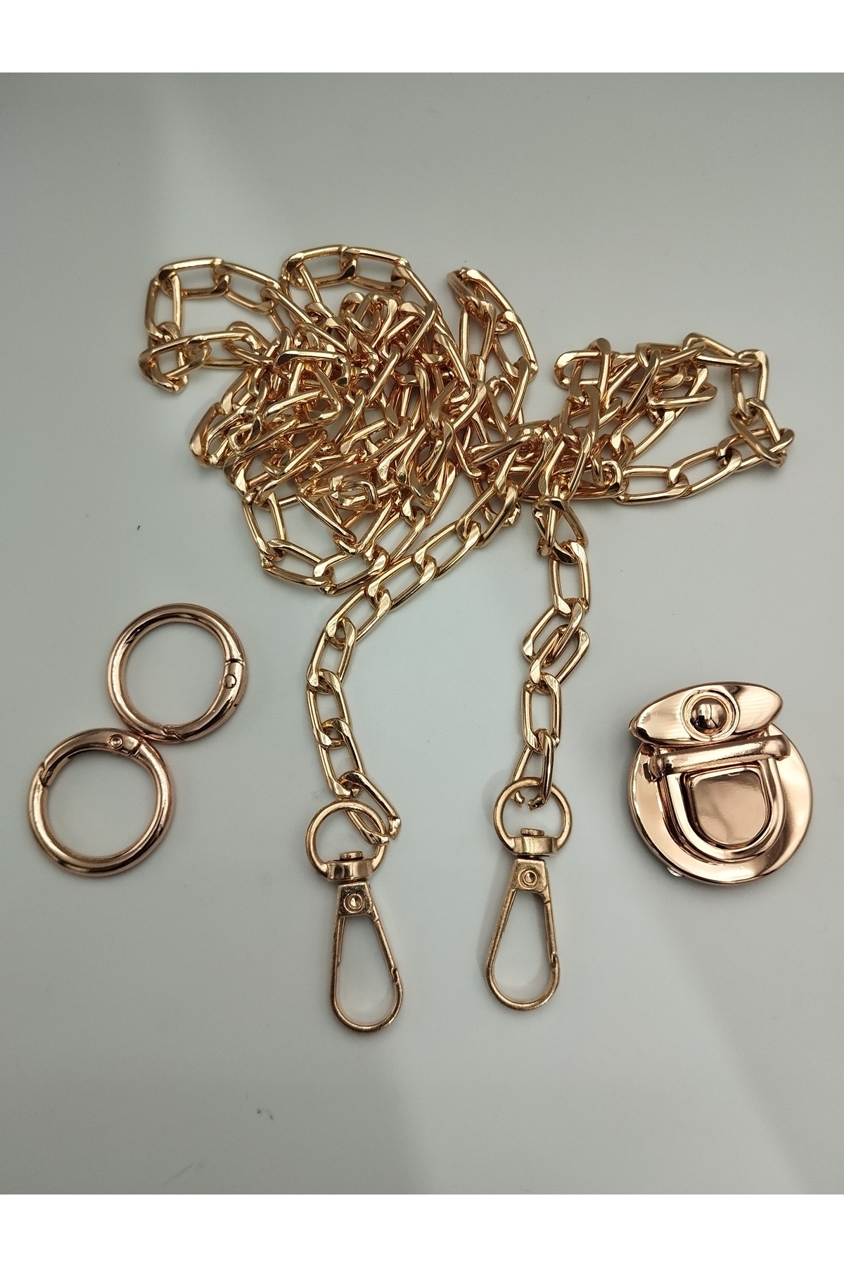 Zeyora Çanta Zincir Seti, Çanta Askısı ,120 cm zincir