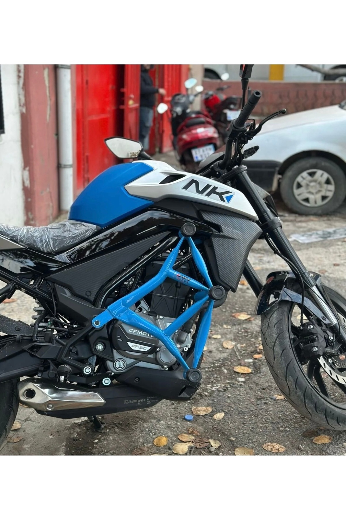 CF Moto NK 250 ÖN KORUMA DEMİRİ MAVİ