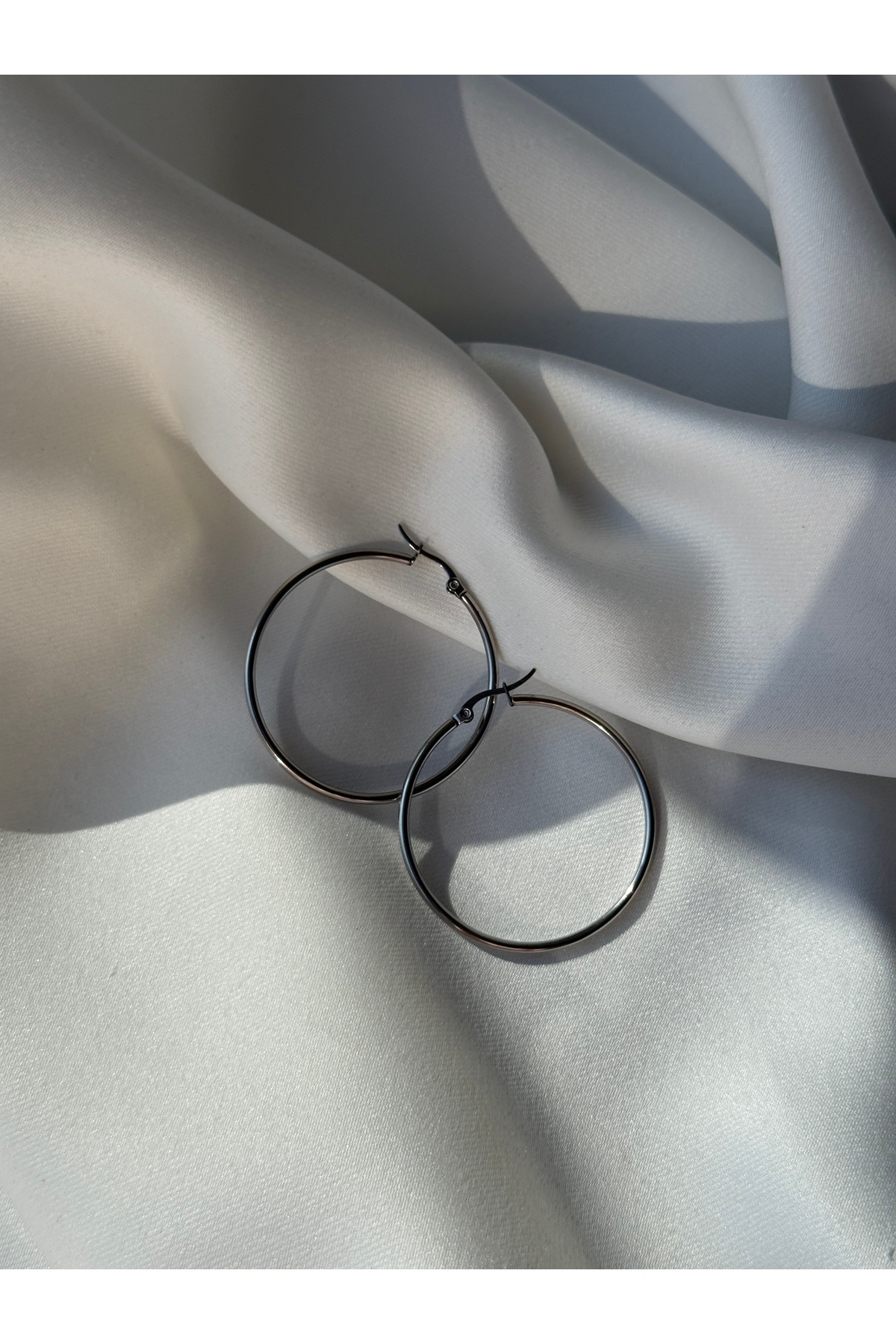 Küçük Halka Küpe — Silver 2