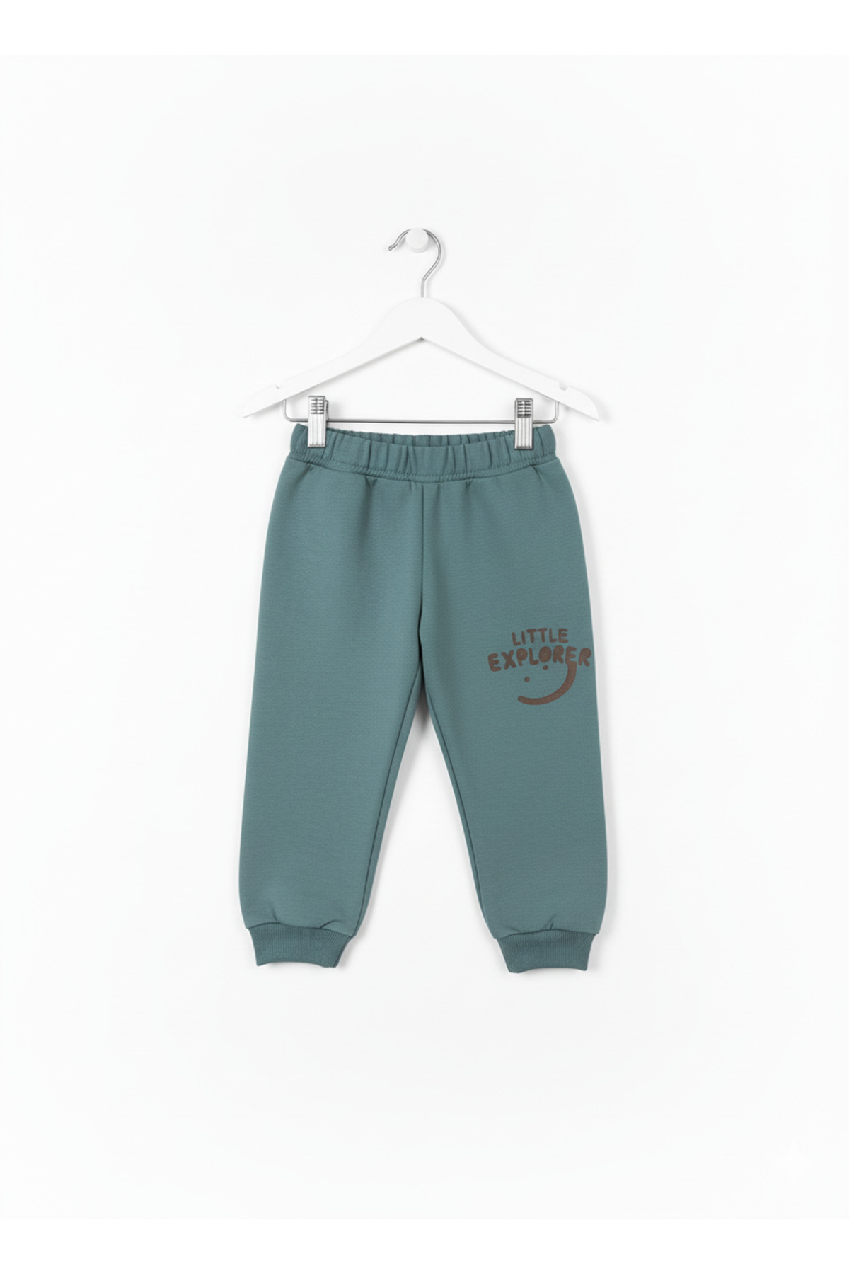 Selvira Sevimli Maymun Baskılı Eşofman Takımı | Unisex Haki Yeşil Sweatshirt ve Alt Seti fotoğrafı 5 (önizleme)