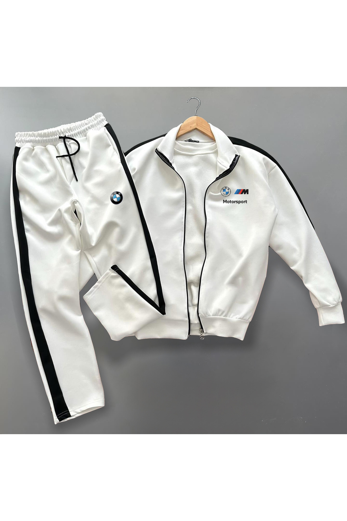 viperkombin Scuba Şeritli Eşofman Takımı Alt Üst Motorsport