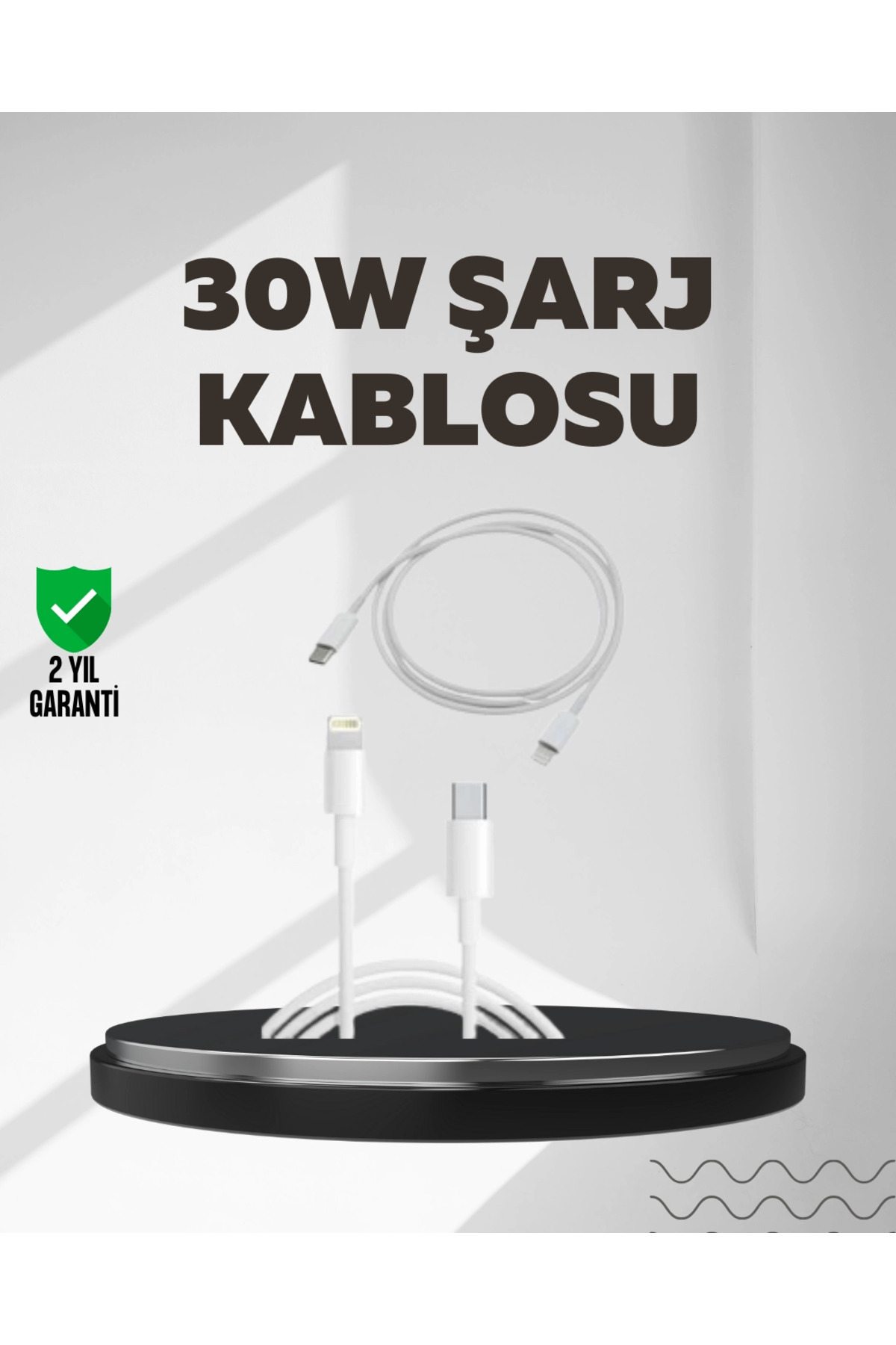 DENİSAM Yüksek Saflıkta Bakır Çekirdekli 30W Hızlı Şarj Kablosu