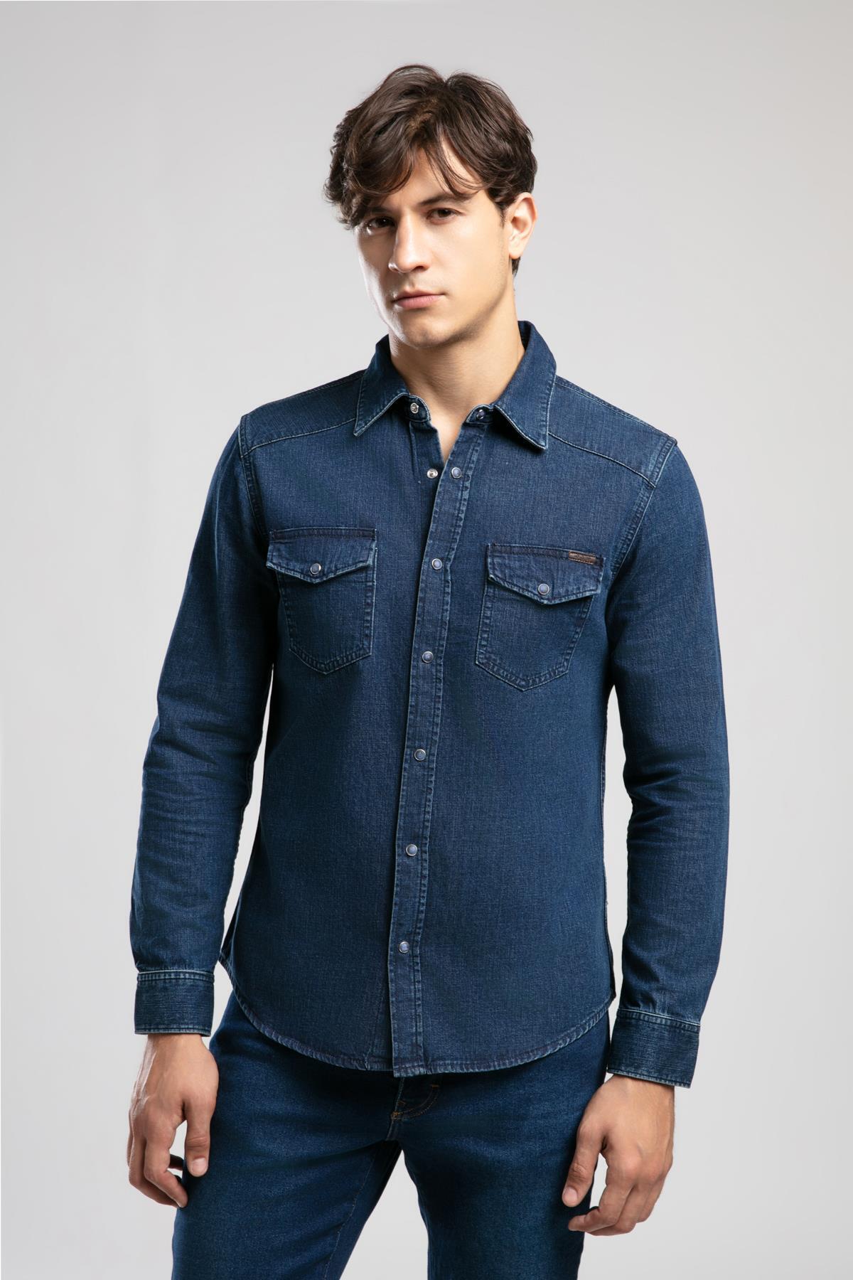 پیراهن مردانه راسته آستین بلند | لی کوپر Lee Cooper 261 LCM 141003 - تصویر 3
