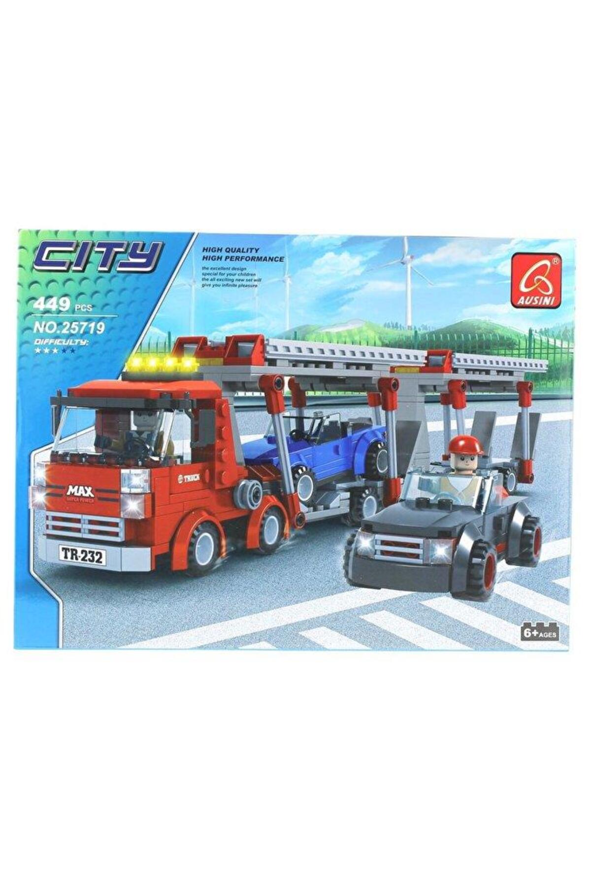 مجموعه بلوک کامیون و تریلر ۴۴۹ تکه