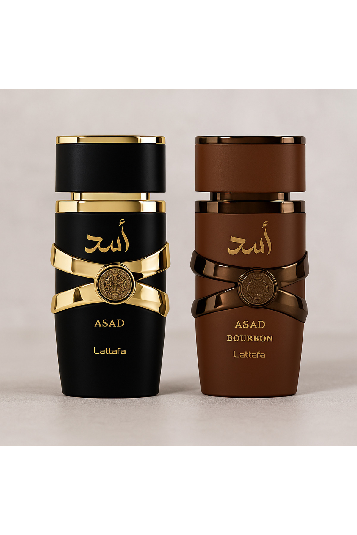 Lattafa Asad & Asad Bourbon Set– Eau de Parfum pentru Barbati