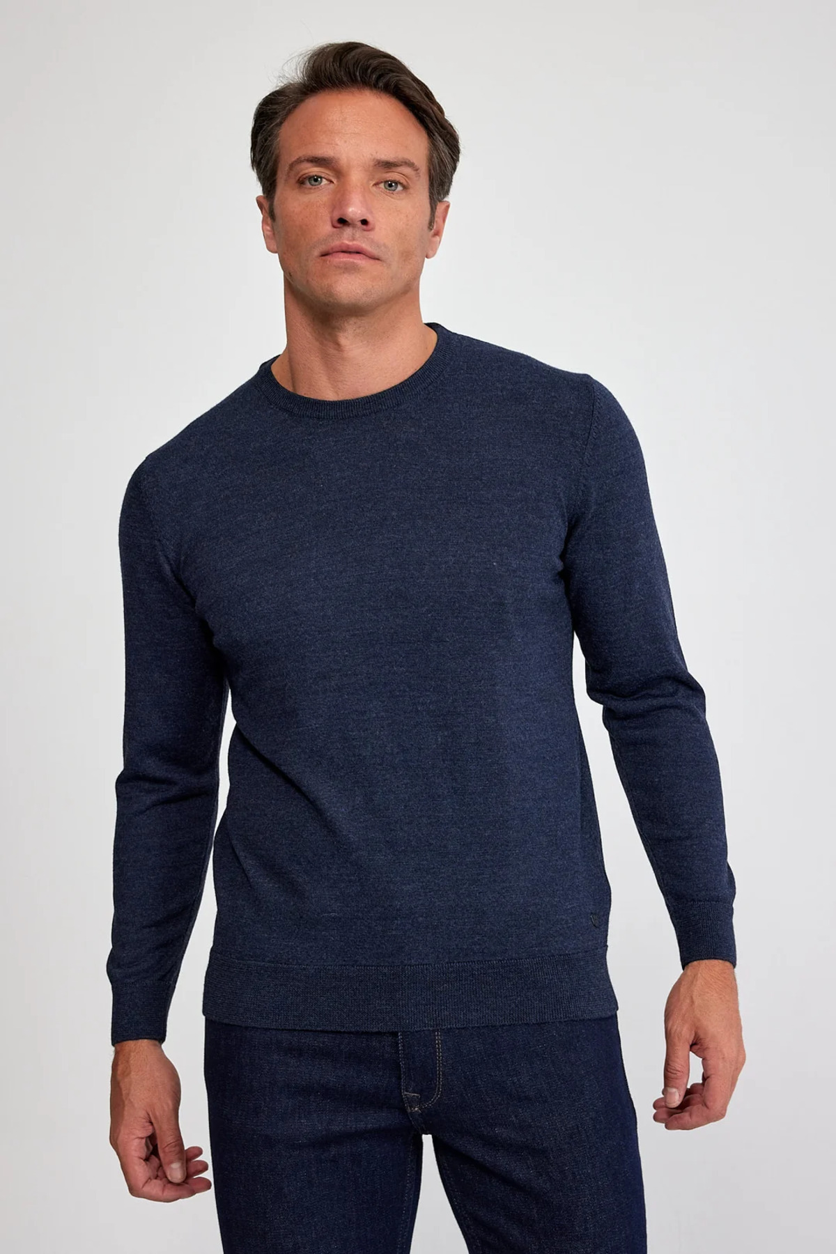 Wellalux Men's Crew Neck Sweater- Trendyol
