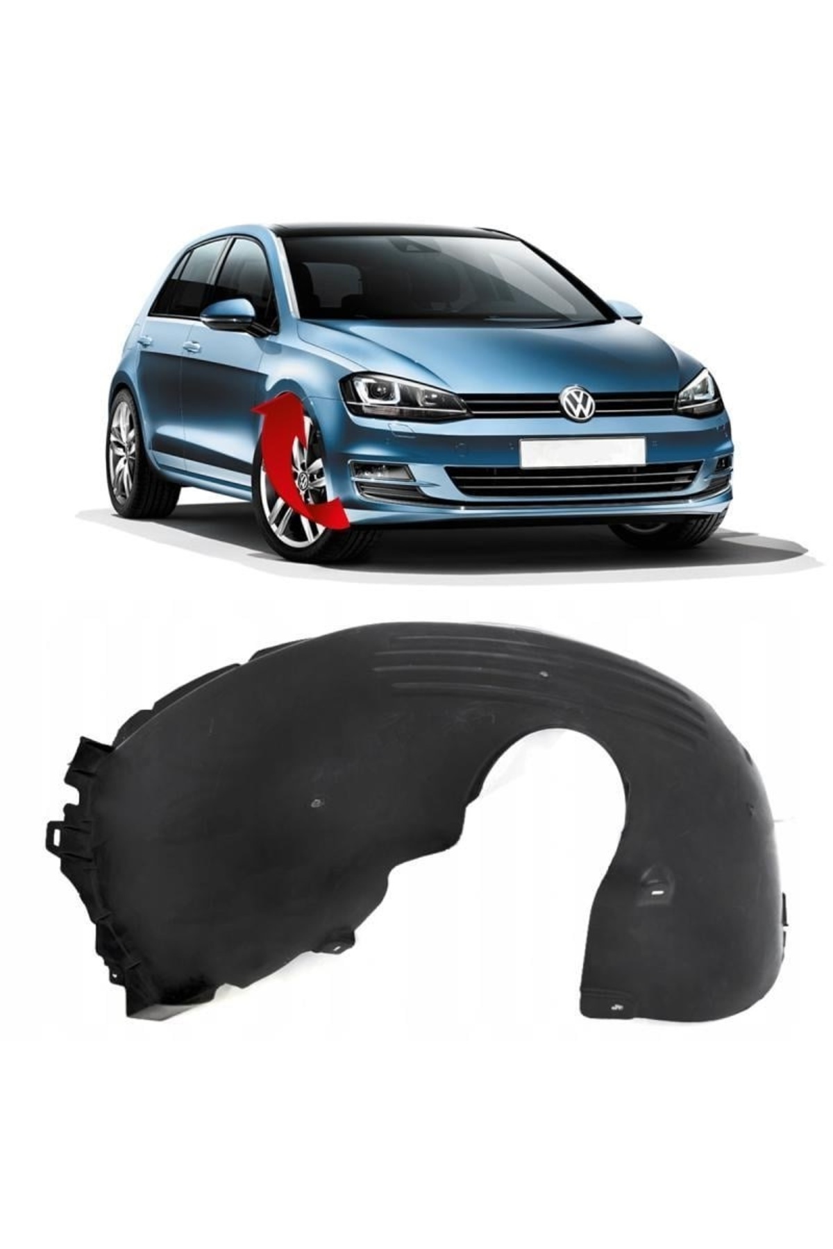 gkl VW GOLF 7 ÇAMURLUK DAVLUMBAZ TAKIMI (13-19) 5G0805969G/5G0805970G