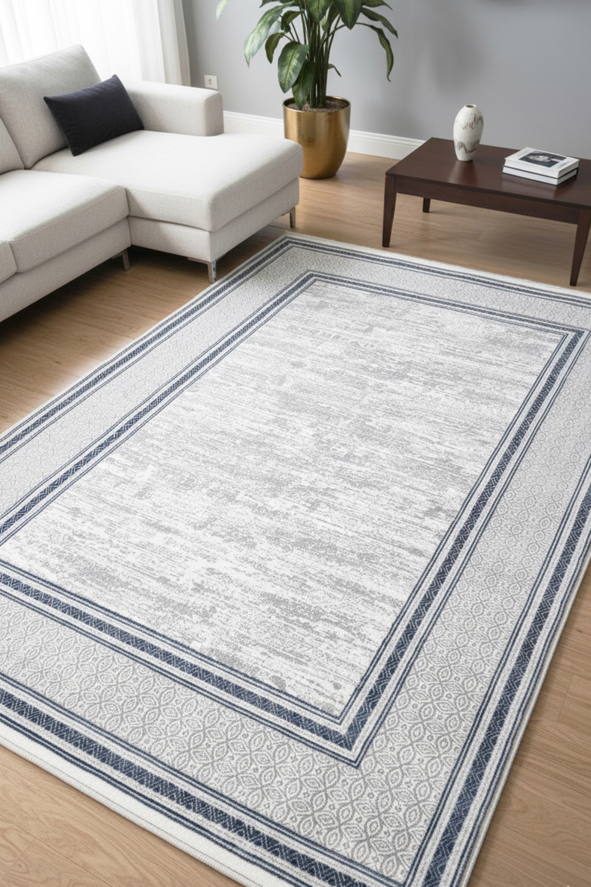 Latin Living Room Rug Living Room Rug Classic Patterned Rug Soft Textured Modern Woven Rug