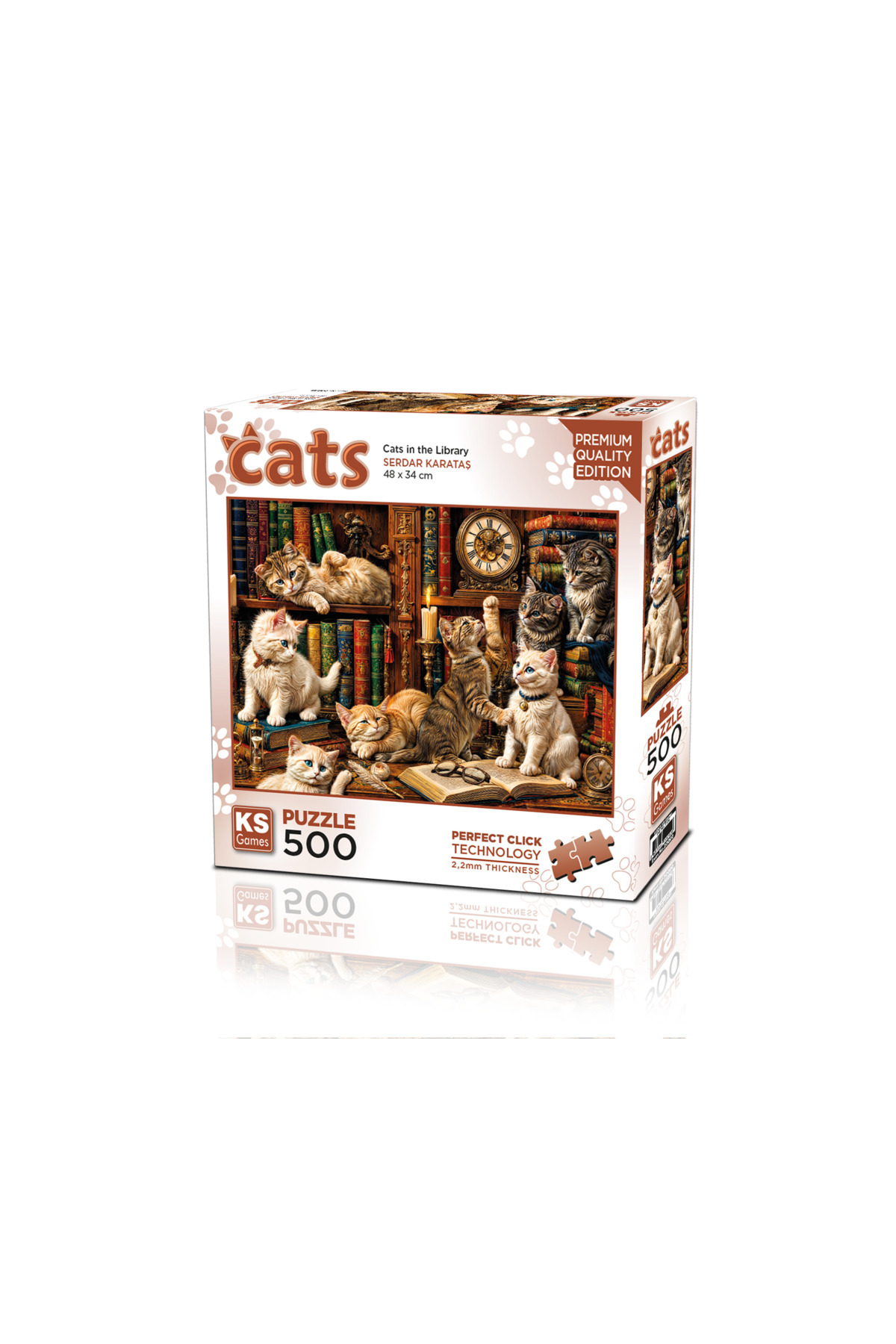 Ks Games Cats in the Library 500 Parça Puzzle - Fiyatı, Yorumları