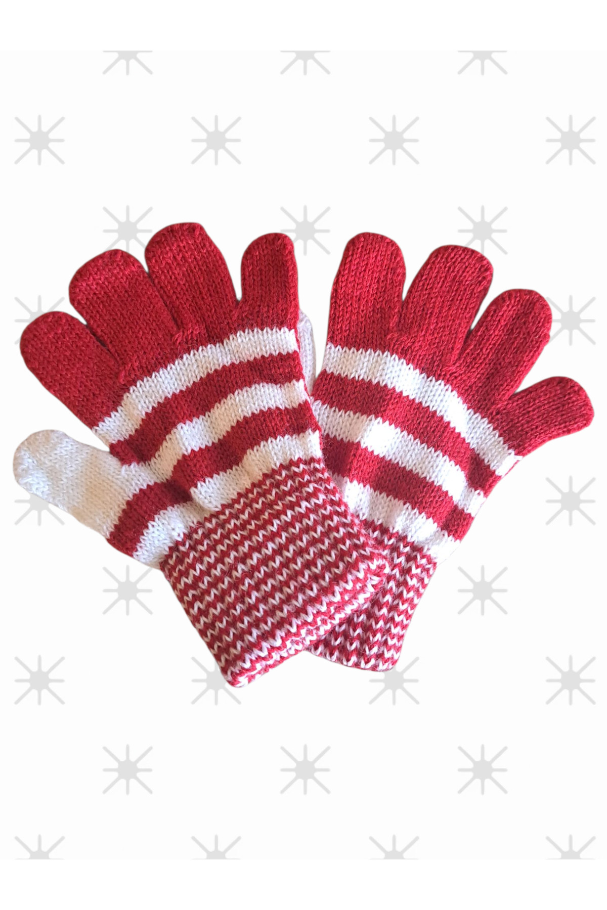 eleven market Çocuk Eldiveni Kımızı Bebe Eldiven 1-4 Yaş fotoğrafı 4 (önizleme)