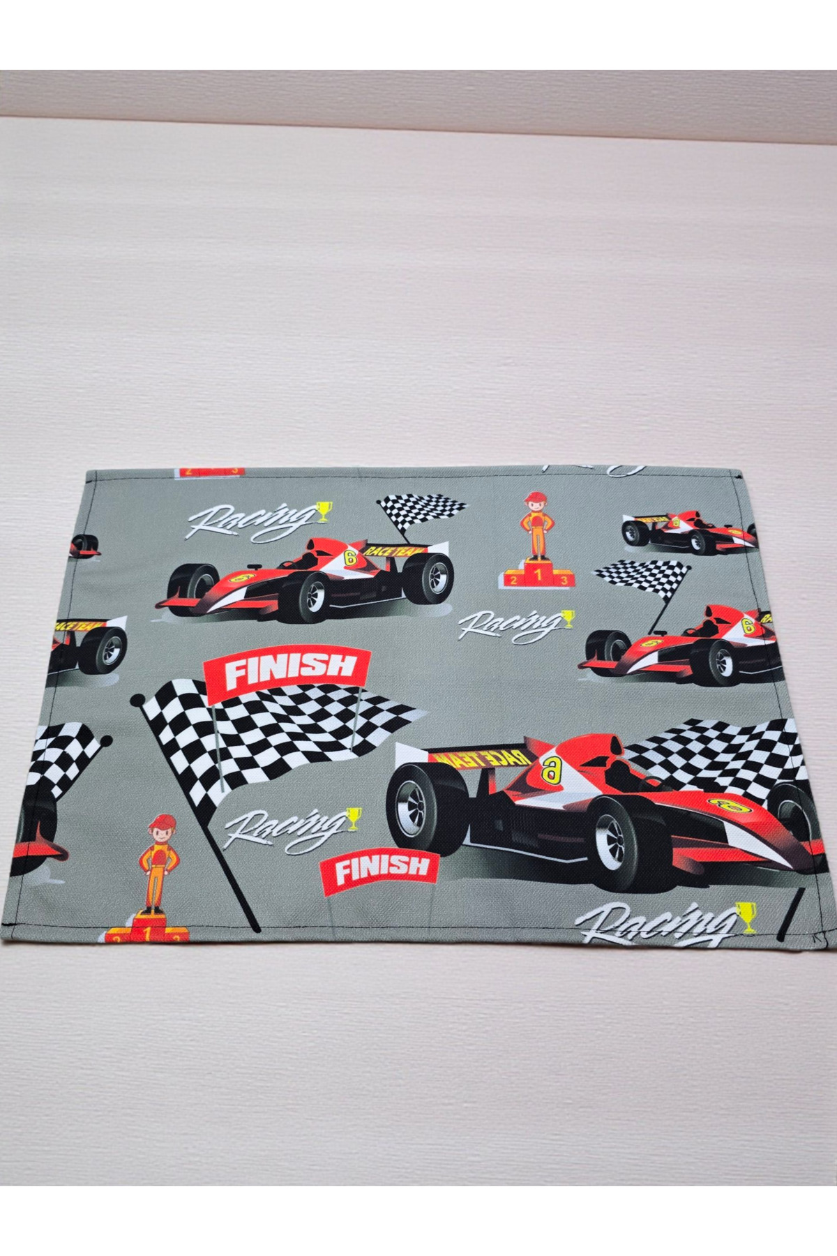 Nöşre Design 2'li İlkokul Ve Okul Öncesi Pintrest Uzay Temalı Yarış Arabası Temalı Erkek Çocuk Beslenme Örtüsü fotoğrafı 3 (önizleme)