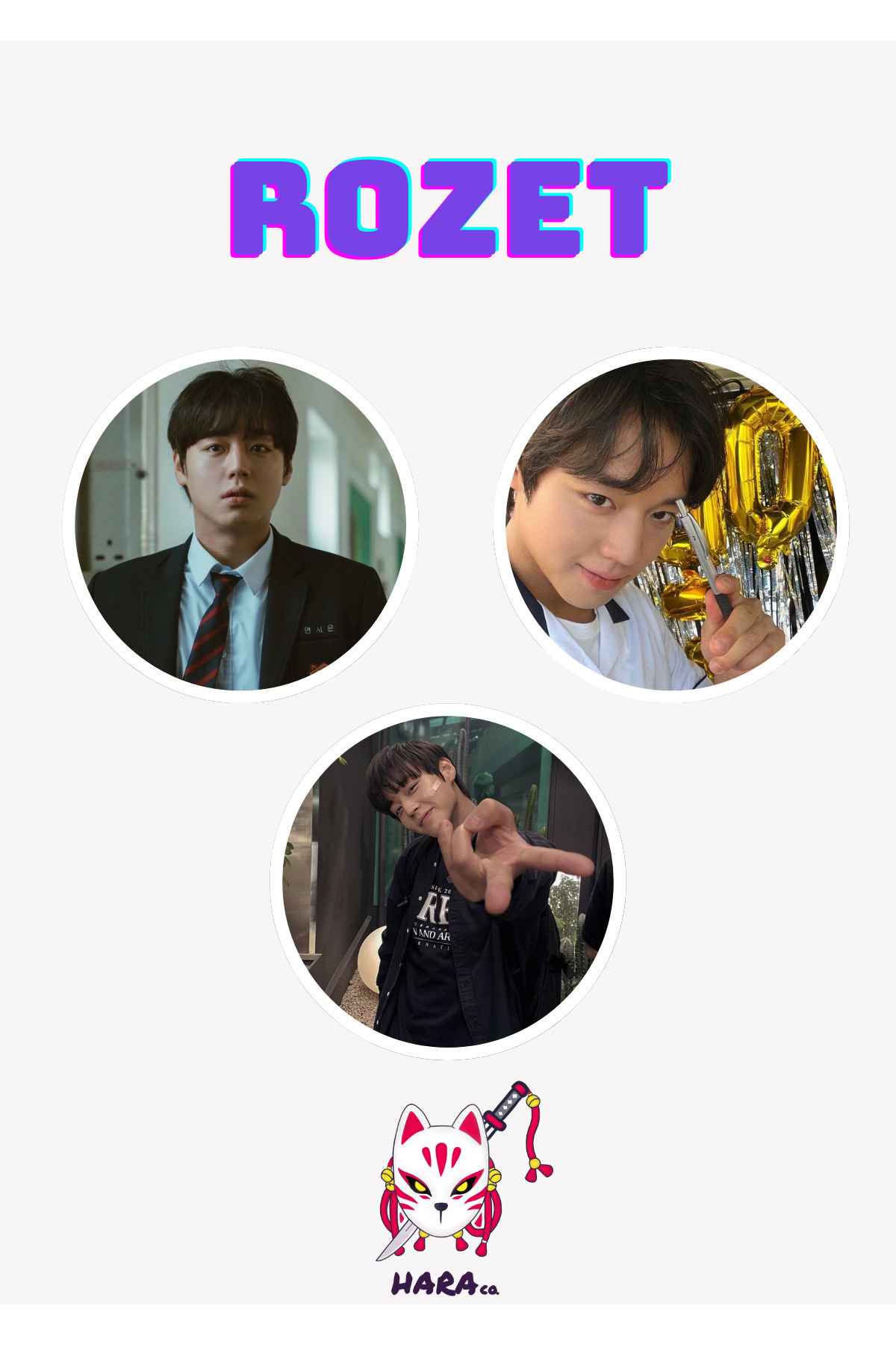 Weak Hero Class K-drama Yeon Sieun ( Park Jihoon ) Badge Set (3 pieces)