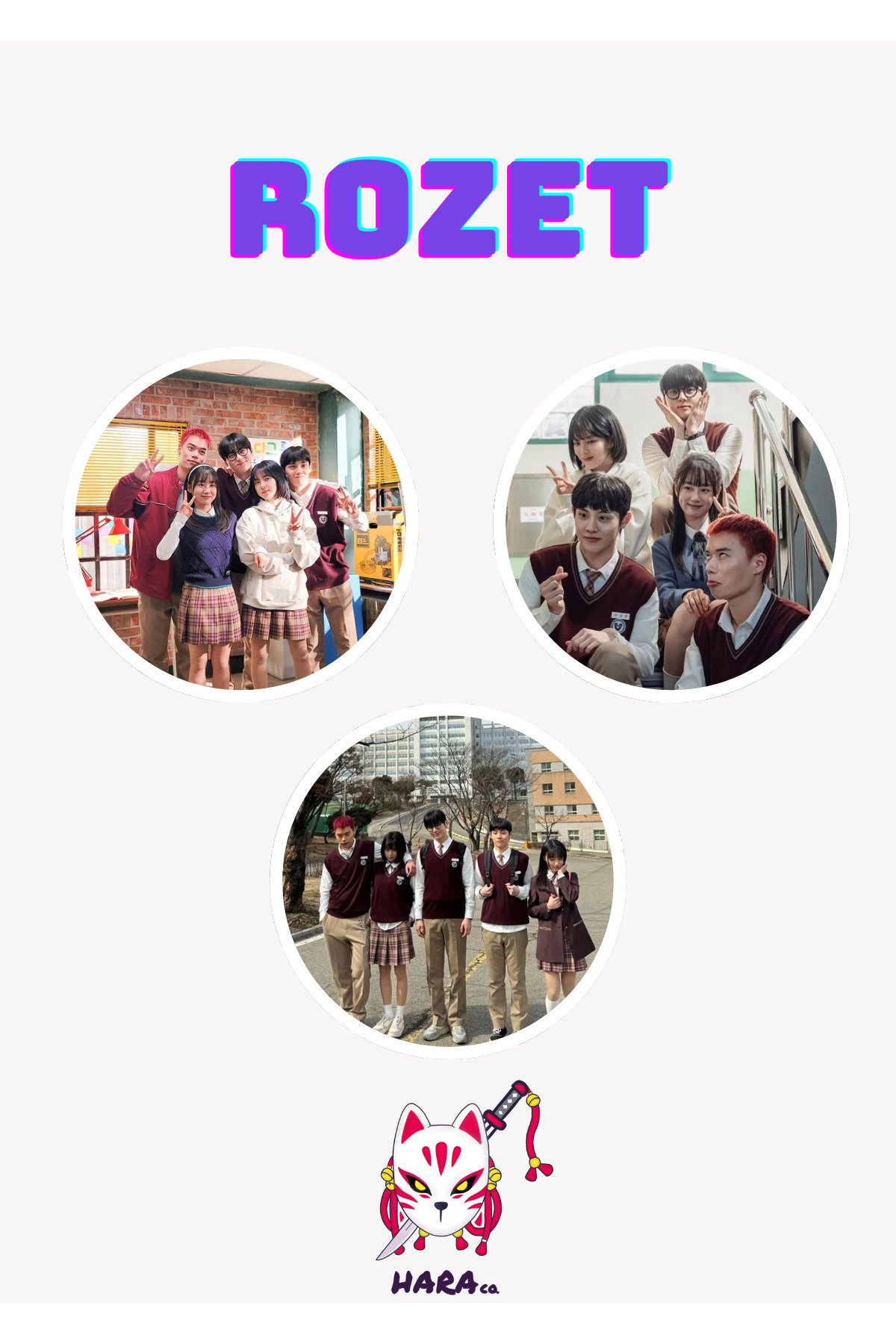 Study Group KDraması KDrama Badge Set (3pcs)
