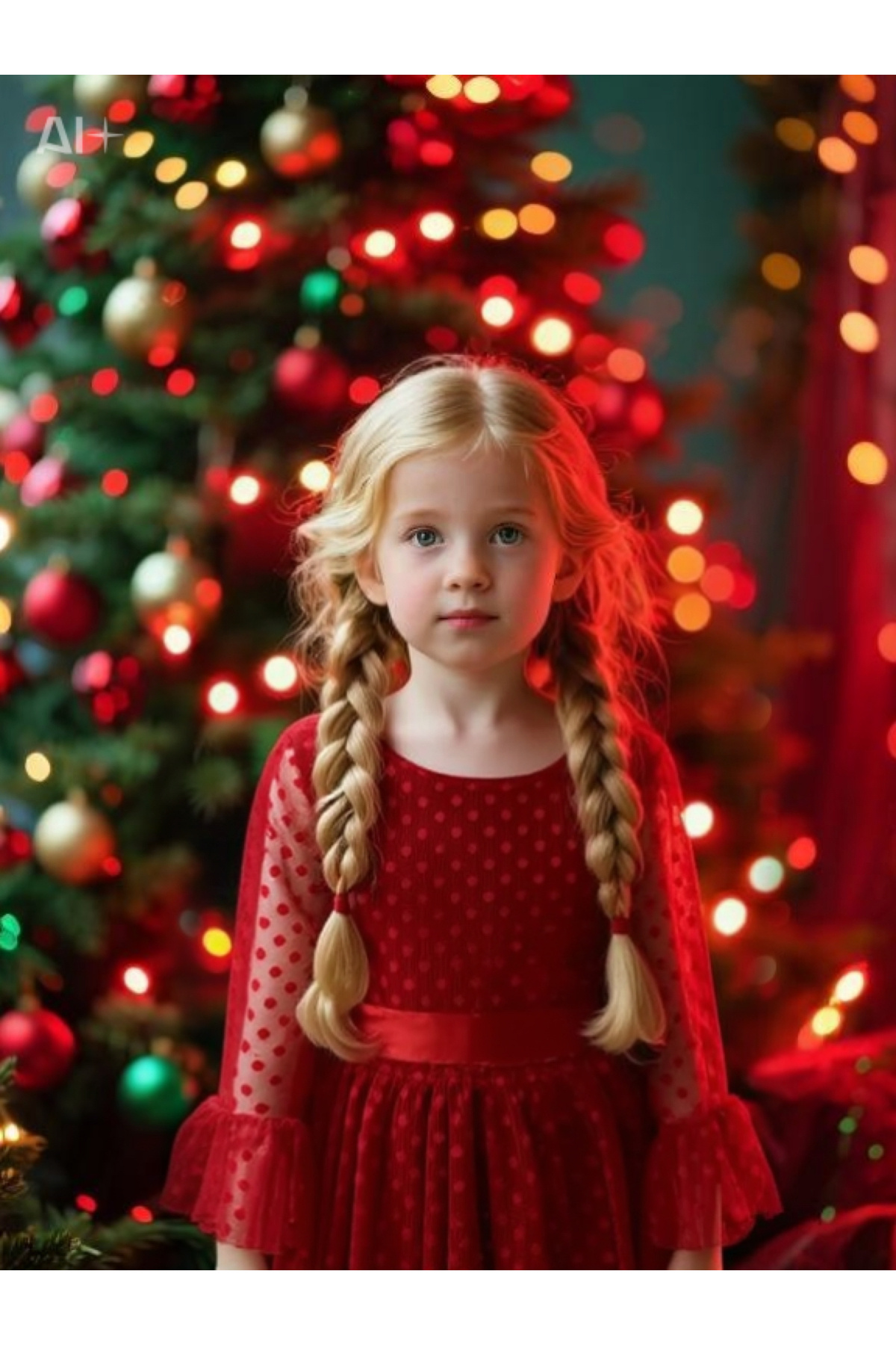 Lunas tekstil Tokalı Puantiyeli Kabarık Tüllü elbise fotoğrafı 6 (önizleme)