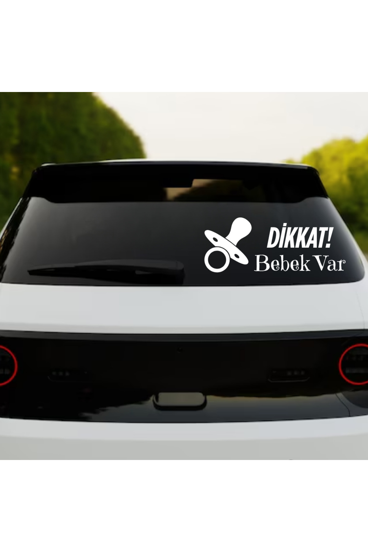 Lion Baskı ve Organizasyon Dikkat! Bebek Var Araba Sticker – Cam Uyarı ...