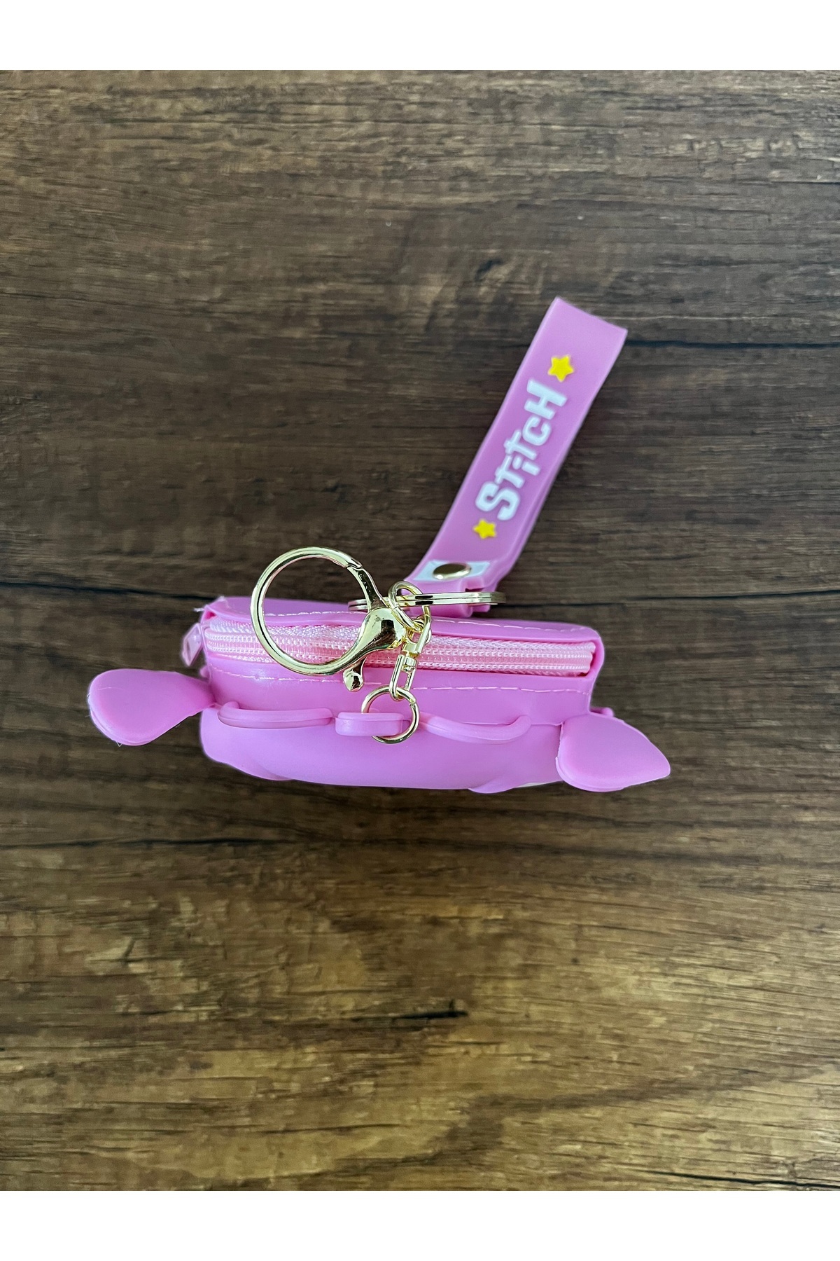 gülümse gel Kız Çocuk Stich Silikon Cüzdan Stiç Stik Çanta Süsü Charm Anahtarlık 1 Adet fotoğrafı 3 (önizleme)