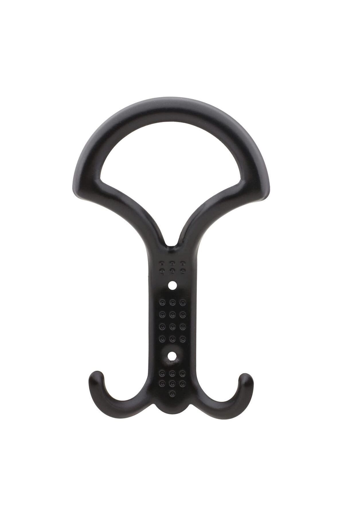 Delixa Badem10 Noktalı Portmanto Vestiyer Duvar Askısı Metal Dolap Elbise Askılığı Siyah 5 ADET