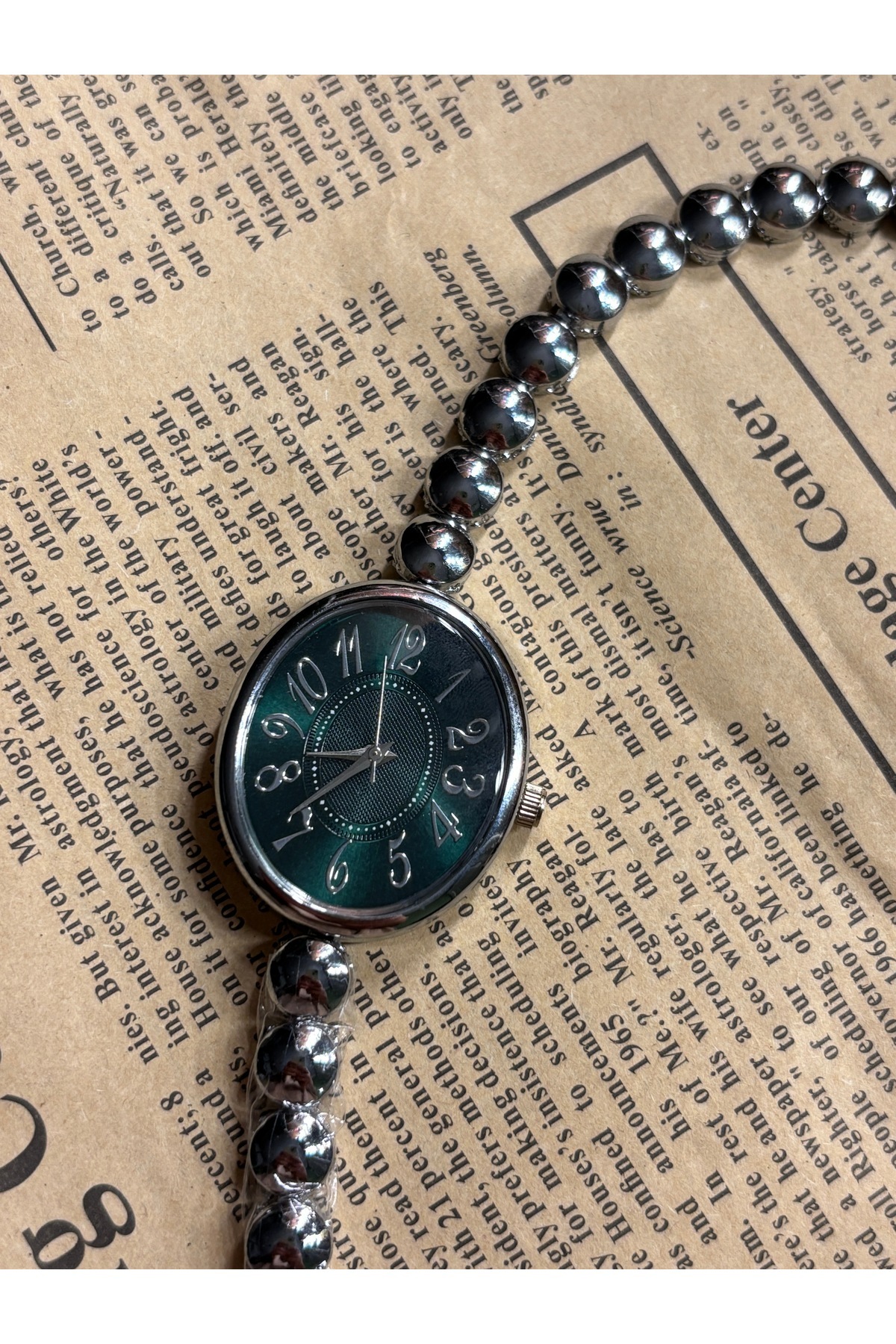 lotusbybuket VIP Çelik halka kordonlu yeşil kadranlı yeni sezon kadın saat