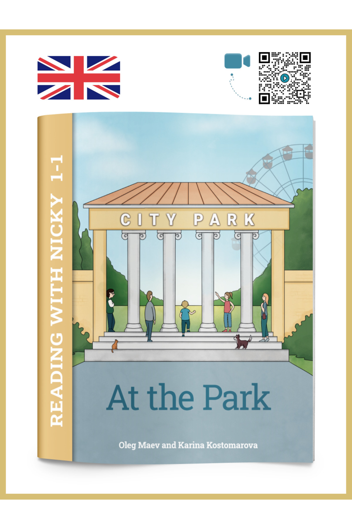 Reading with Nicky At the Park (1.1) (Yedi kişi parkta)