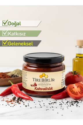 TİREBİRLİK Acuka %100 Doğal Katkısız Acı Kahvaltılık Sos 280 G