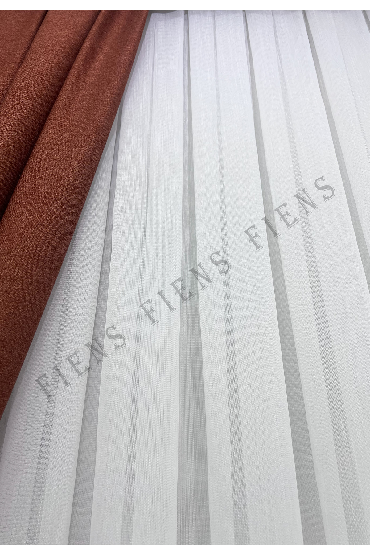 VAZLİNEVEYS BAMBU ETEK GÜPÜRLÜ MODERN TÜL PERDE 1/3 Sık Pileli|Ütü İstemez En Çok Satılan