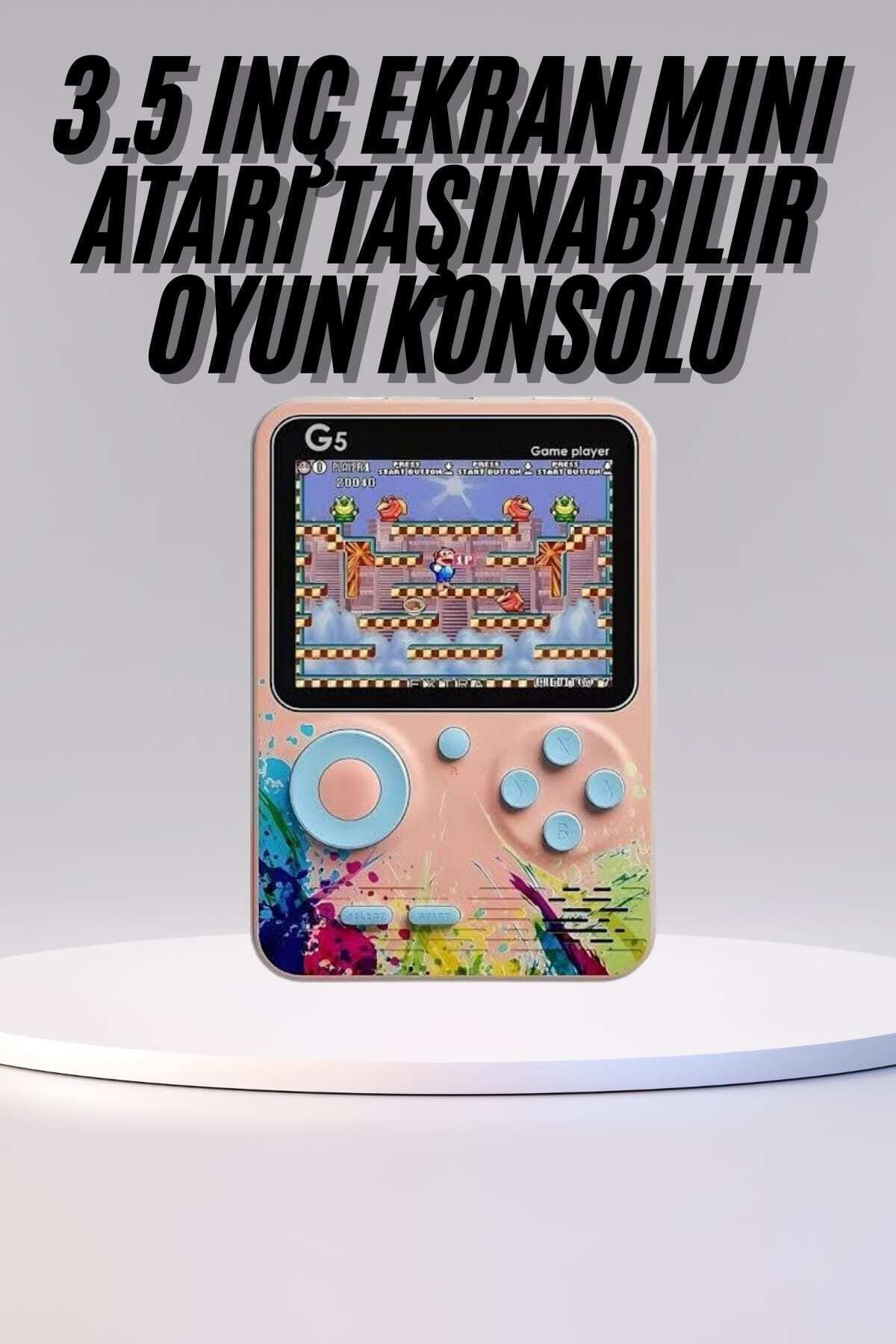 teknodayım Game Box Mini 500 Adet Retro Oyun Taşınabilir Oyun Konsolu