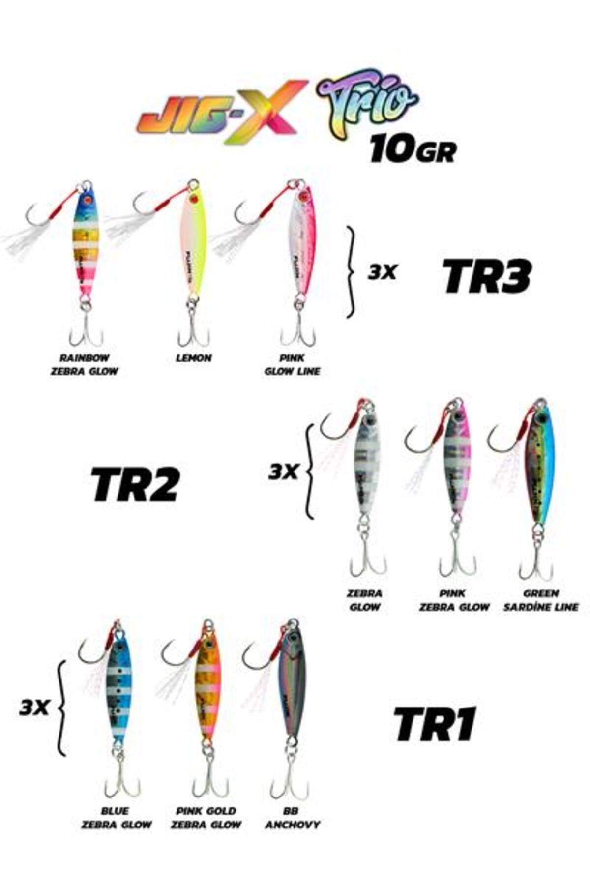 Fujin Jig-X Trio 3lü Micro Jig 10gr - Fiyatı, Yorumları