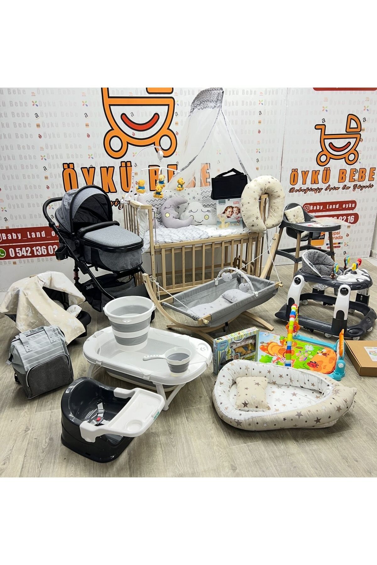 ÖYKÜ BEBEK DUNYASI 36 Parça Yeni Doğan Bebek Çeyiz Seti Full Set Bebeğiniz İçin Gerekli Olan Her Şey