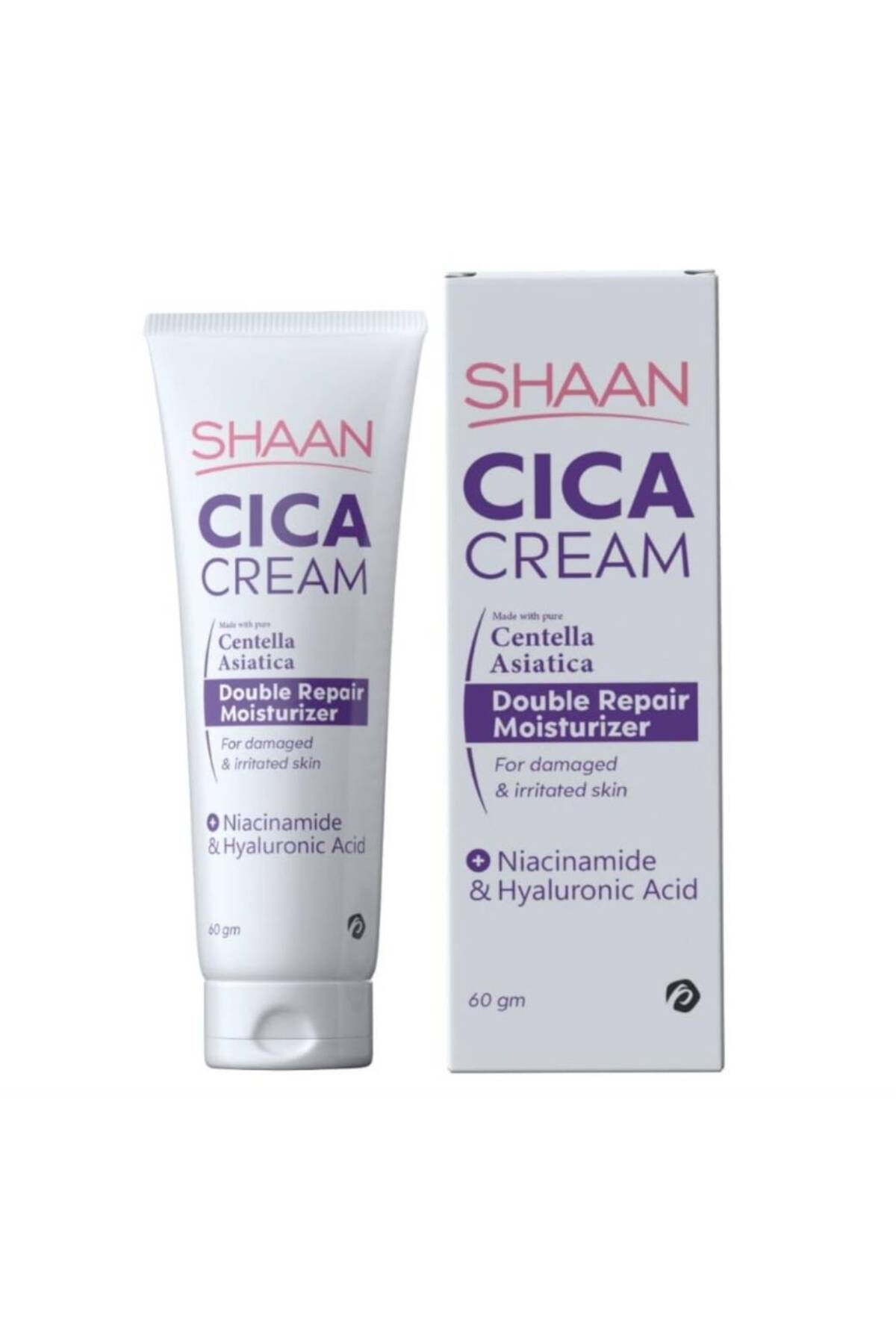 Shaan CICA Cream with Centella Asiatica, Double Repair Moisturiser, Niacinami...