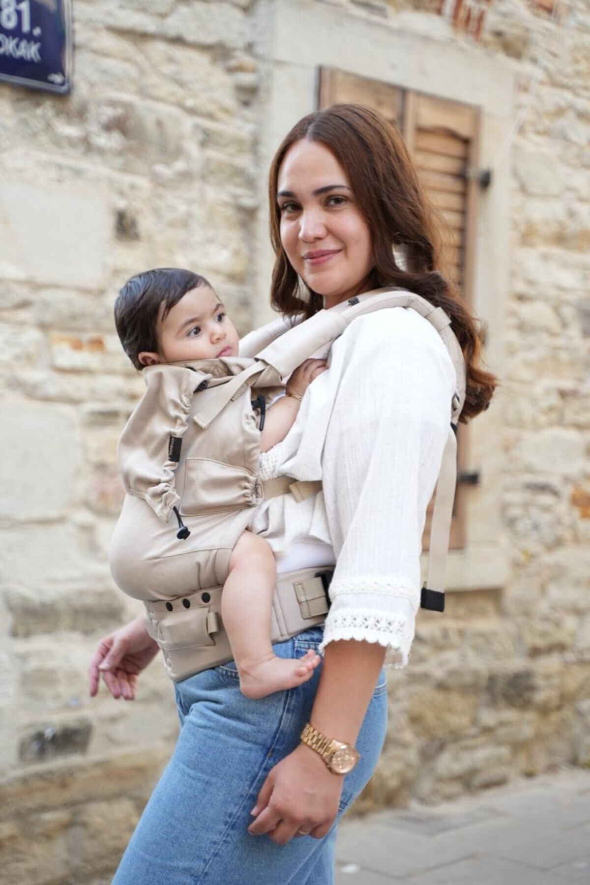 Neko Switch Bebek Beden Kanguru - Pebble fotoğrafı 5 (önizleme)