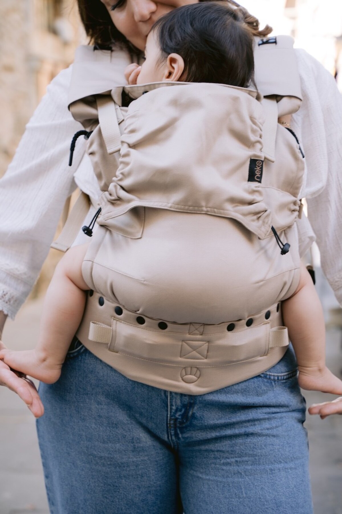 Neko Switch Bebek Beden Kanguru - Pebble fotoğrafı 7 (önizleme)