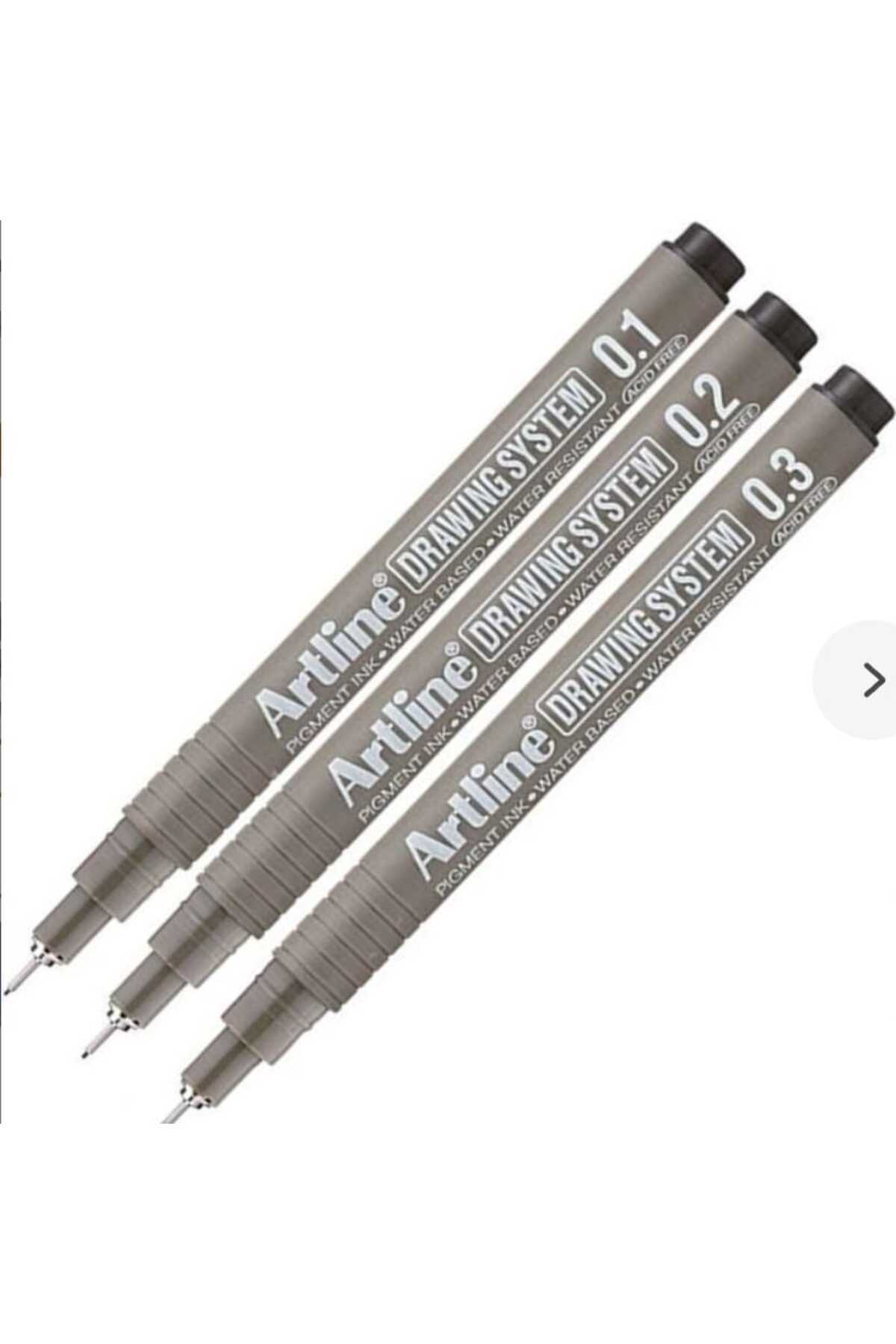 artline Drawıng Üç'lü Set 0.1 -0.2-0.3