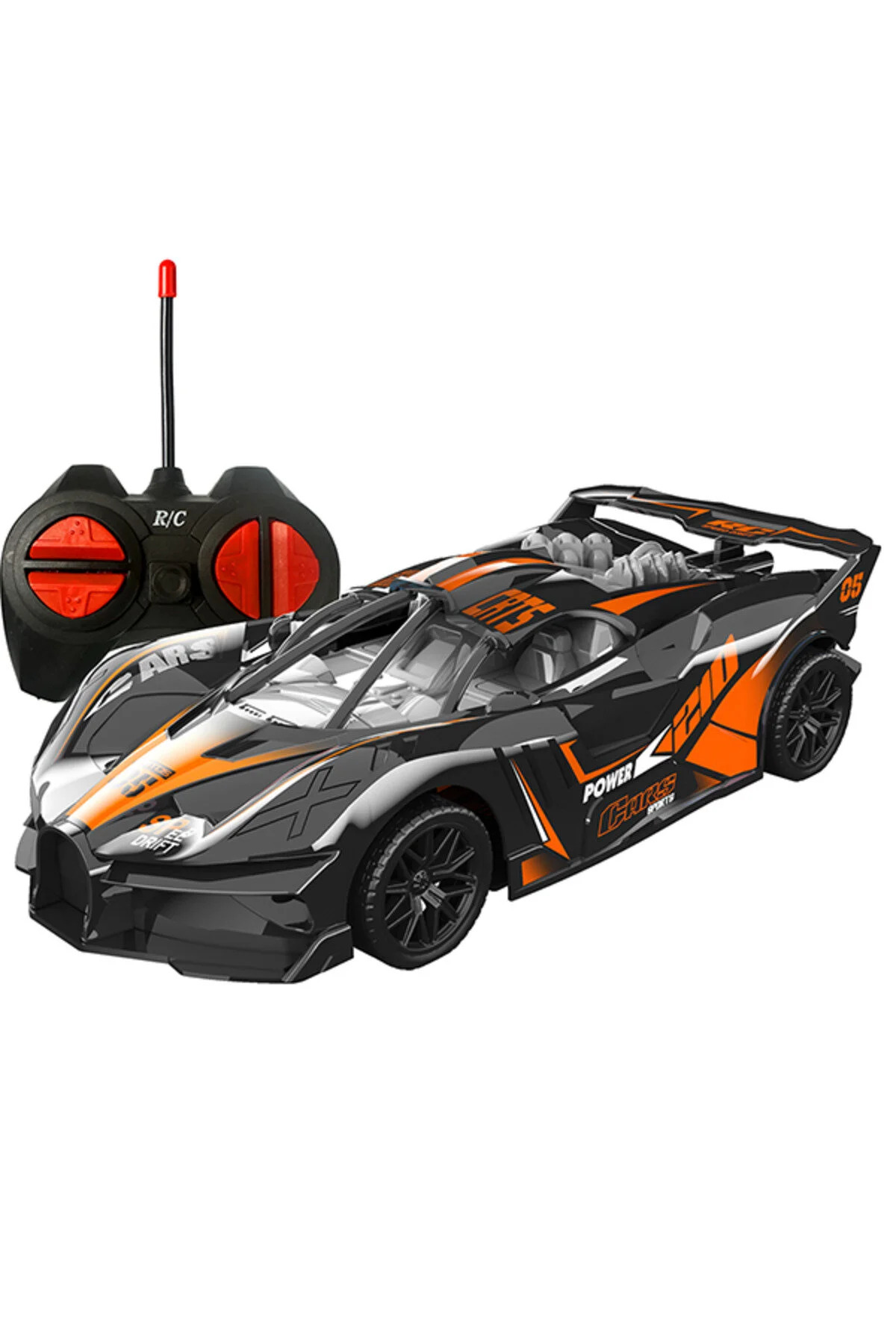 Black Island Uzaktan Kumandalı Şarjlı Road Blast Oyuncak Araba Turuncu