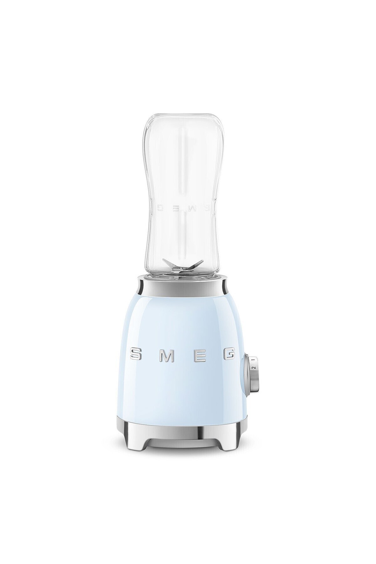 SMEG 50's Style Retro Personal Blender Pastel Mavi - Single Bottle