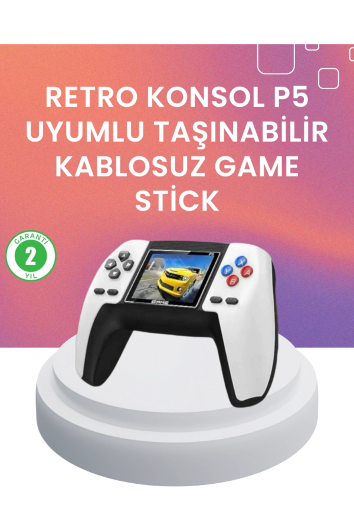 SELFBUYSELL Kompakt Retro Oyun Konsolu | P5 Gamepad İle Eski Günlere Dönün